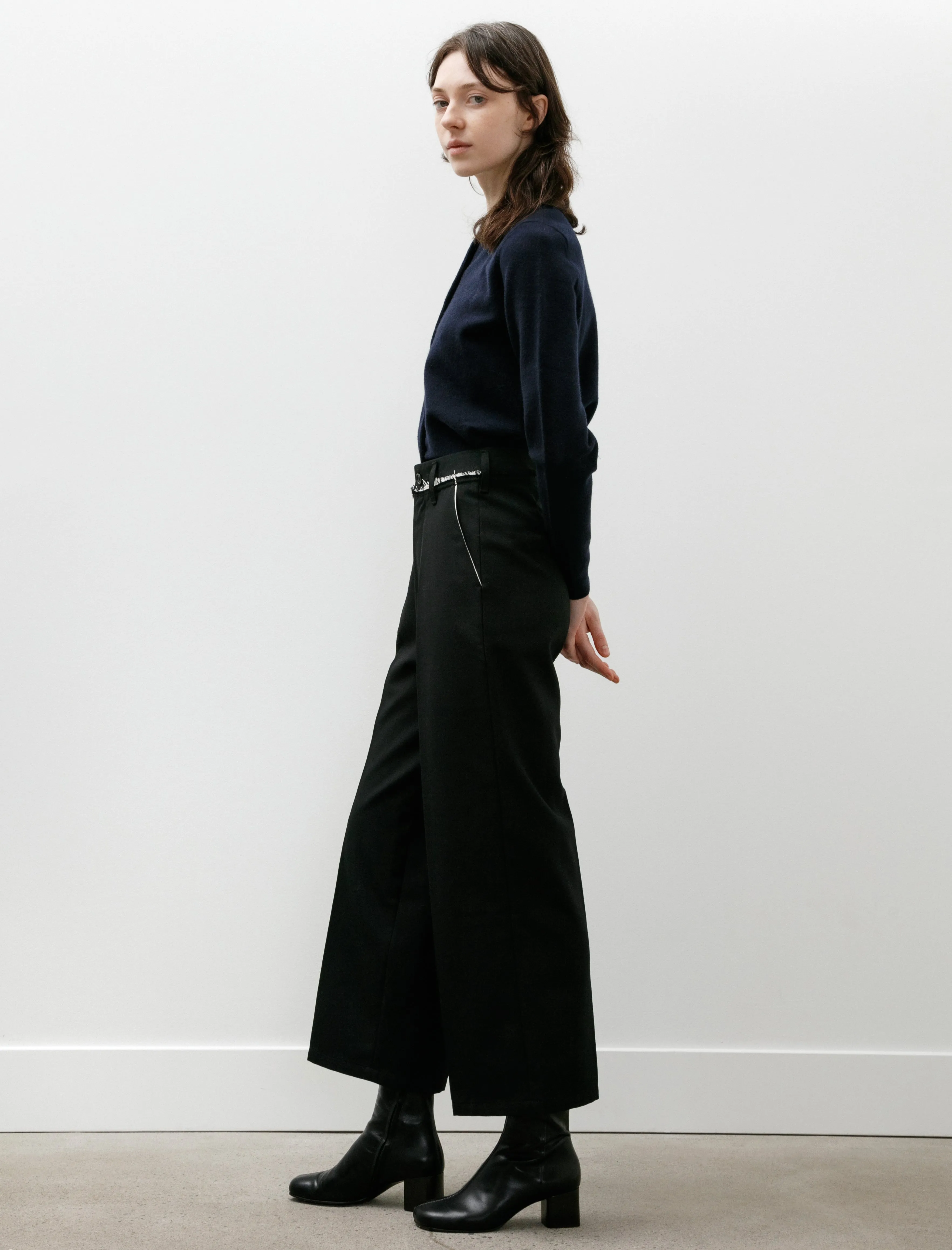 Straight Slack Poly Wool Twill Black sold by SHOP NEIGHBOR product image thumbnail 3