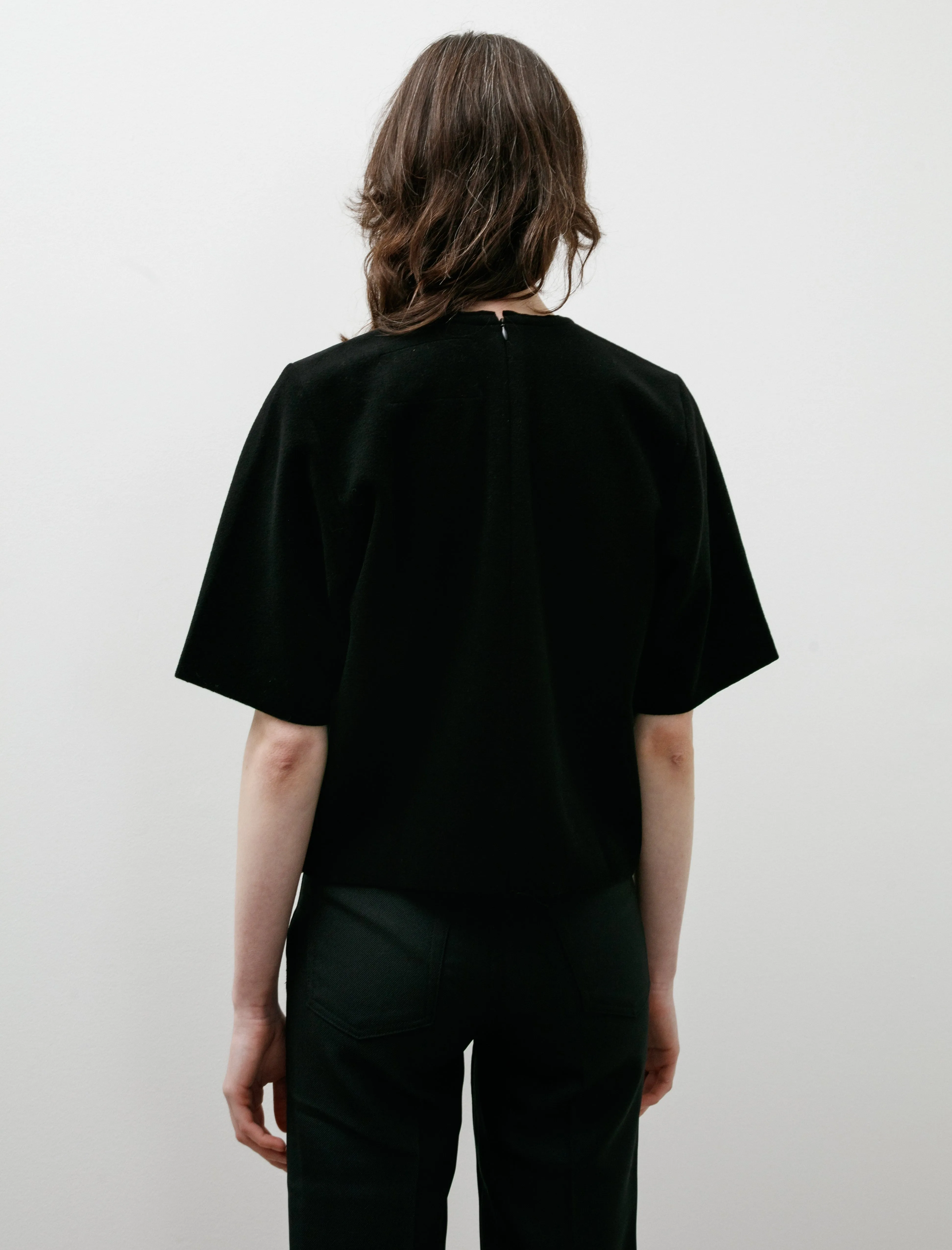 Tailored Tee Top Wool Fleece Black sold by SHOP NEIGHBOR product image thumbnail 4