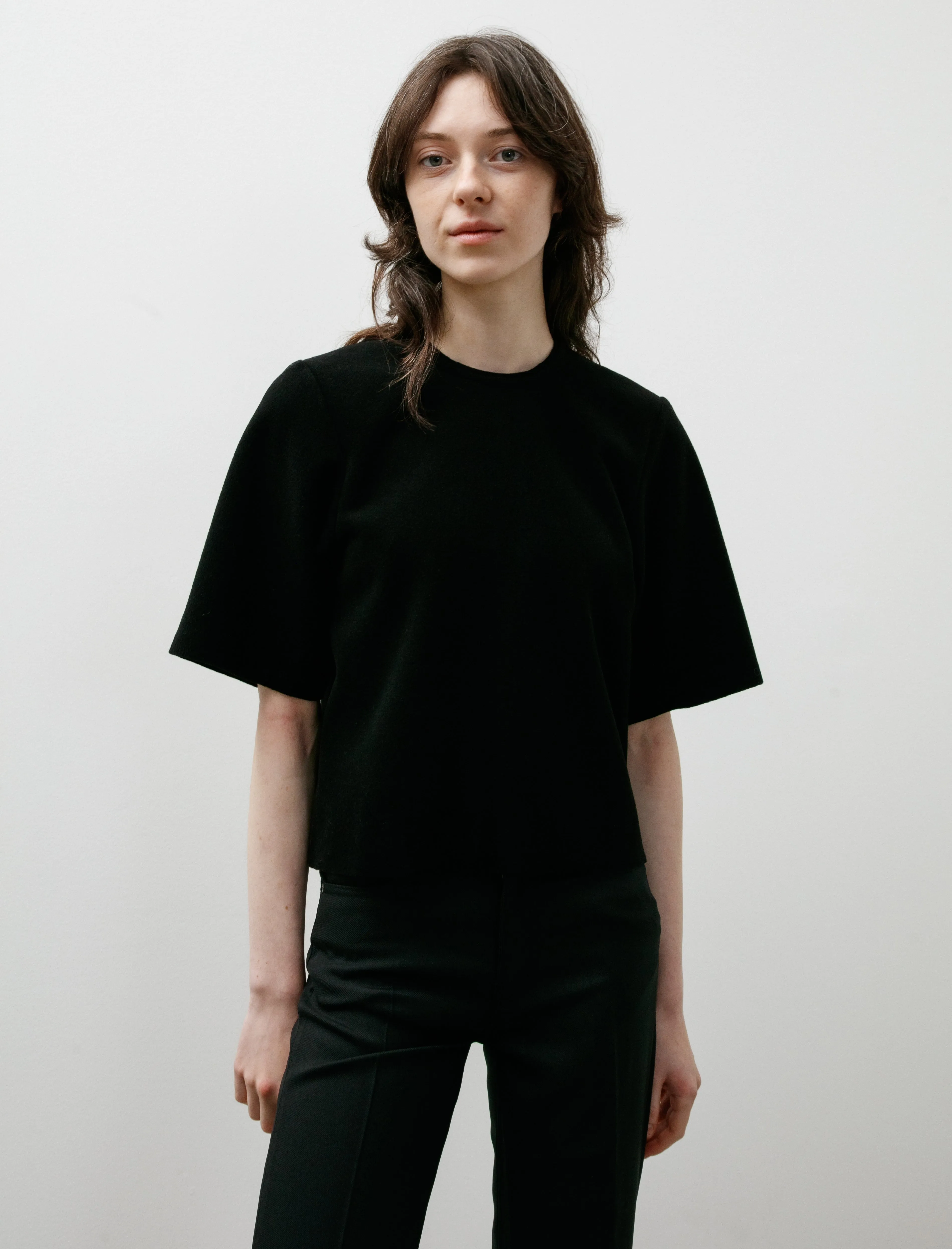 Tailored Tee Top Wool Fleece Black sold by SHOP NEIGHBOR