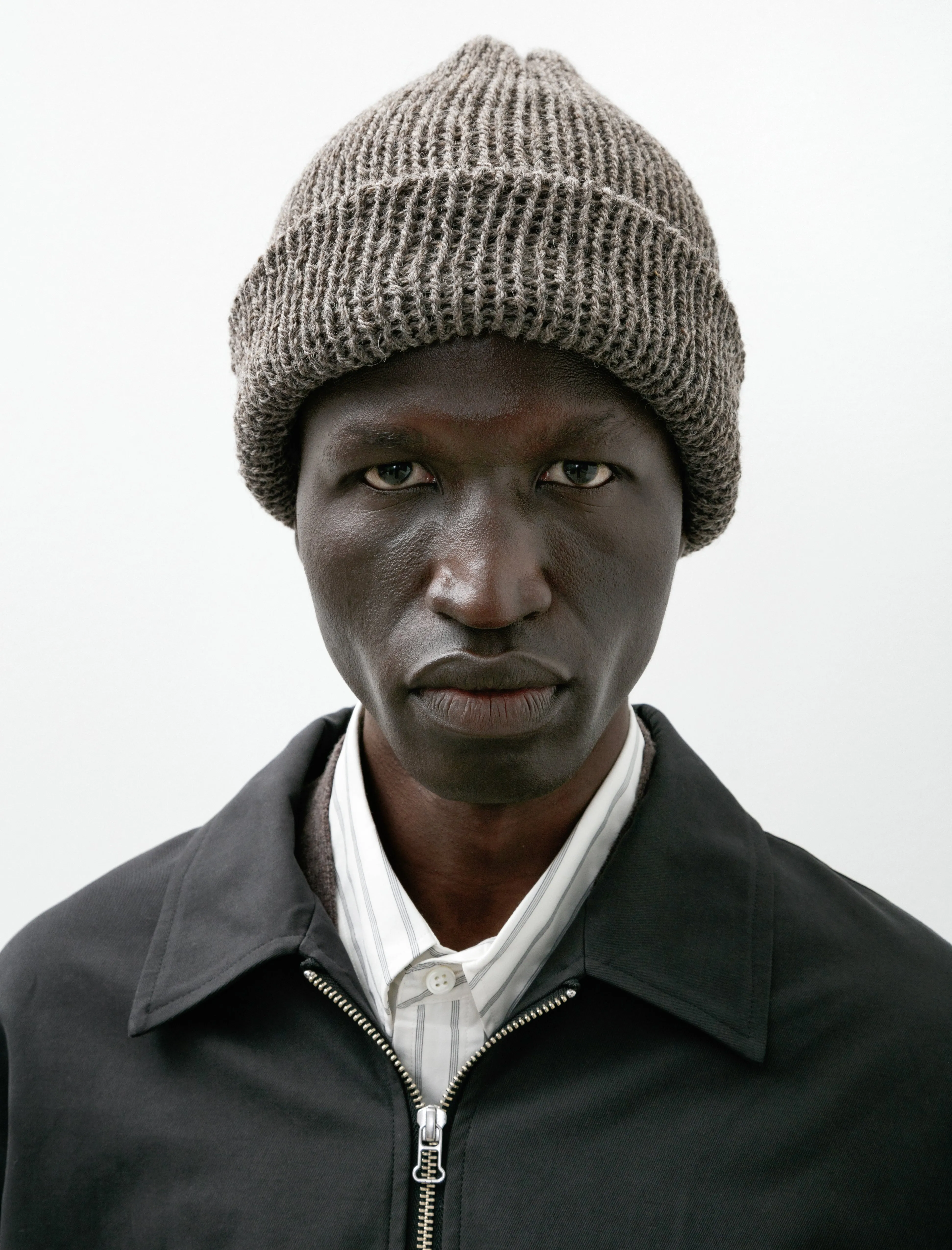 Double Layer Toque Sheep's Grey sold by SHOP NEIGHBOR