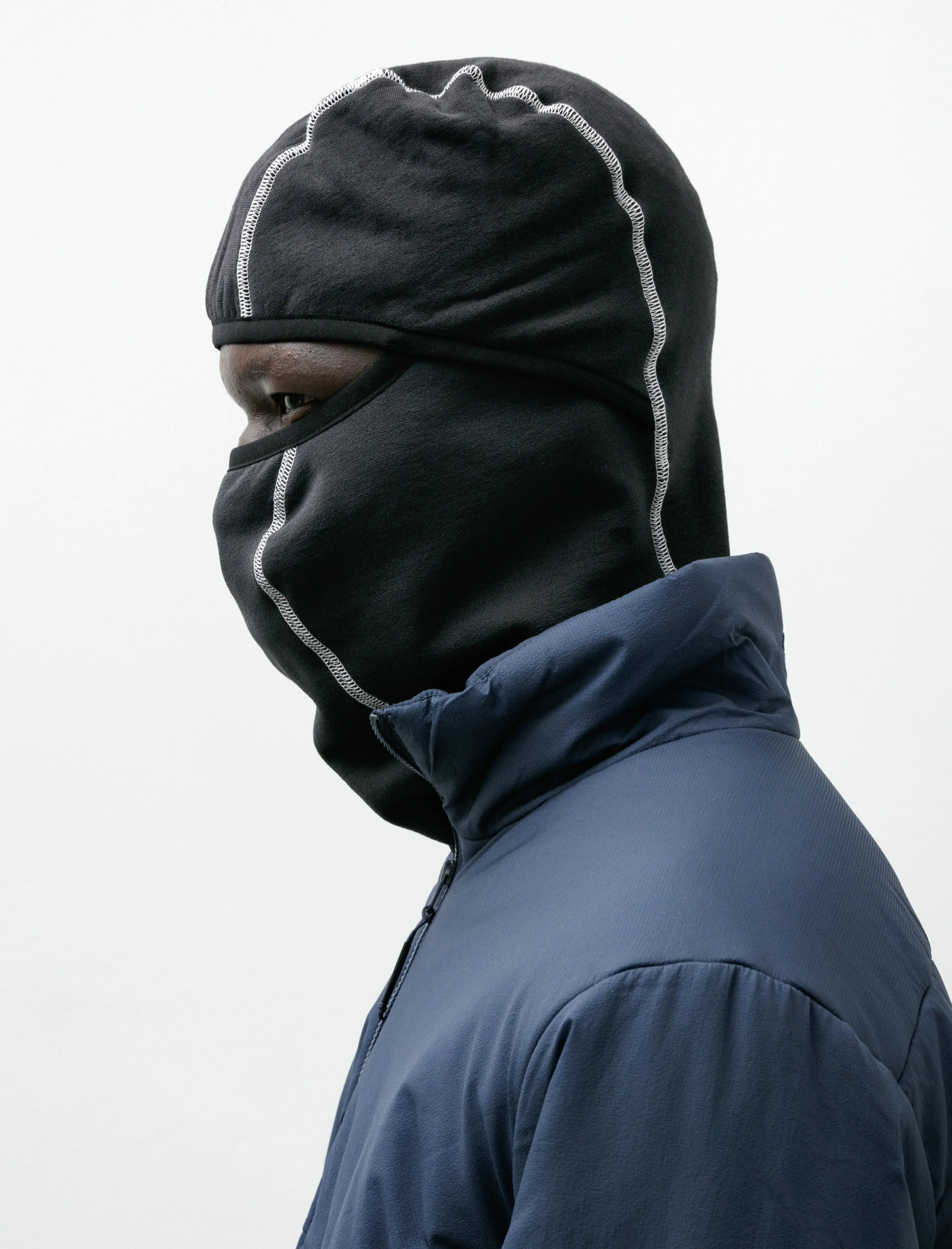 Power Wool Balaclava Black/Glacier Grey sold by SHOP NEIGHBOR product image thumbnail 2