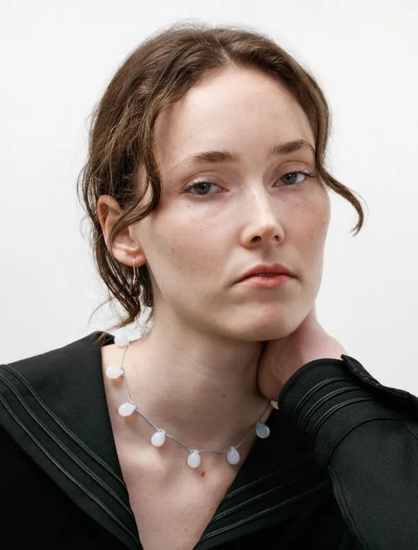 Noue Necklace Opaline White/Grey sold by SHOP NEIGHBOR