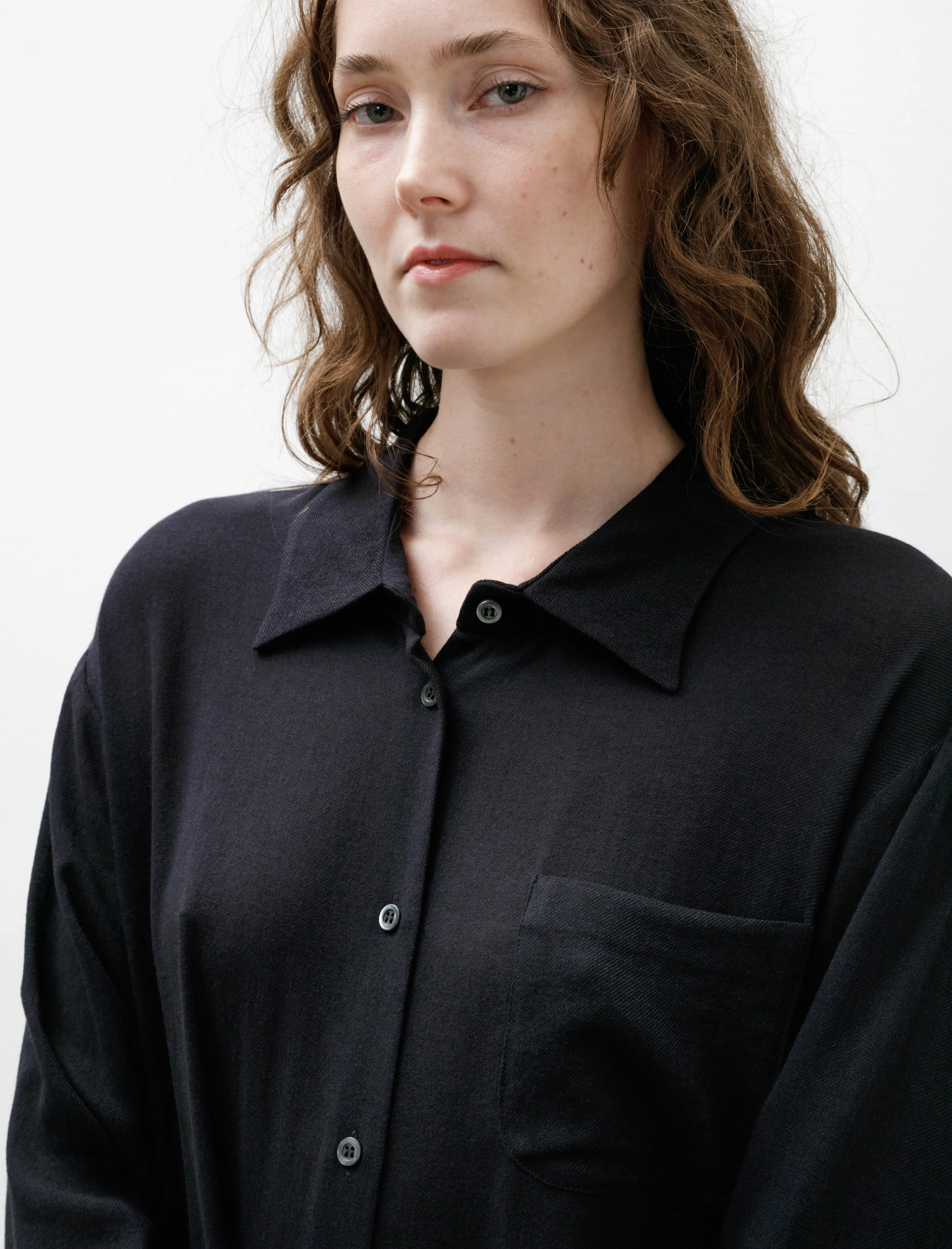 Classic Shirt Wool Navy sold by SHOP NEIGHBOR product image thumbnail 2