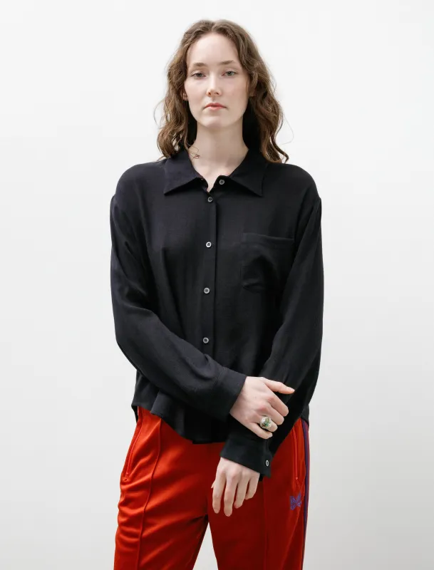 Classic Shirt Wool Navy sold by SHOP NEIGHBOR