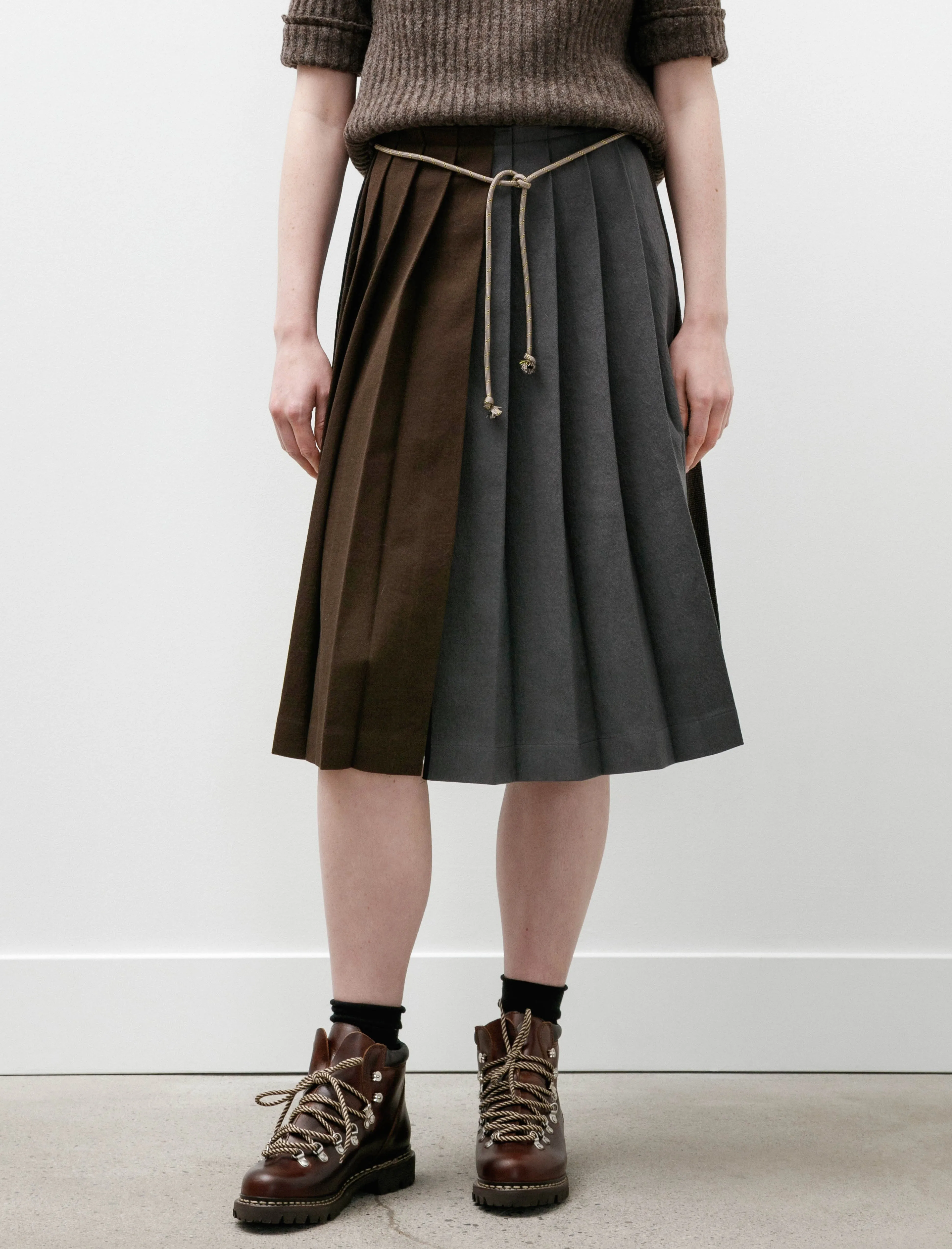 Kilt Skirt Navy and Orange sold by SHOP NEIGHBOR product image thumbnail 2