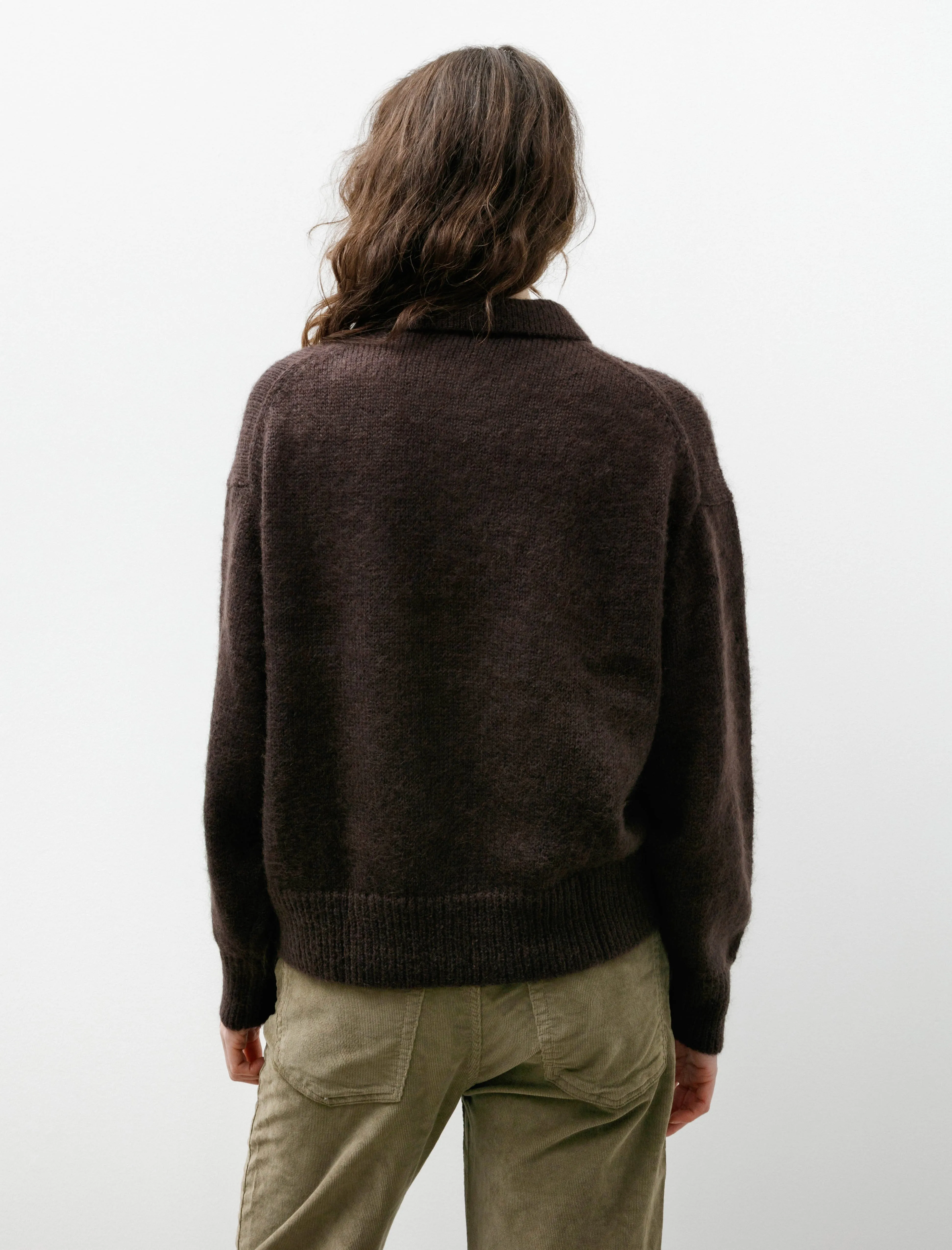 Dune Polo Brushed Mohair Espresso sold by SHOP NEIGHBOR product image thumbnail 4