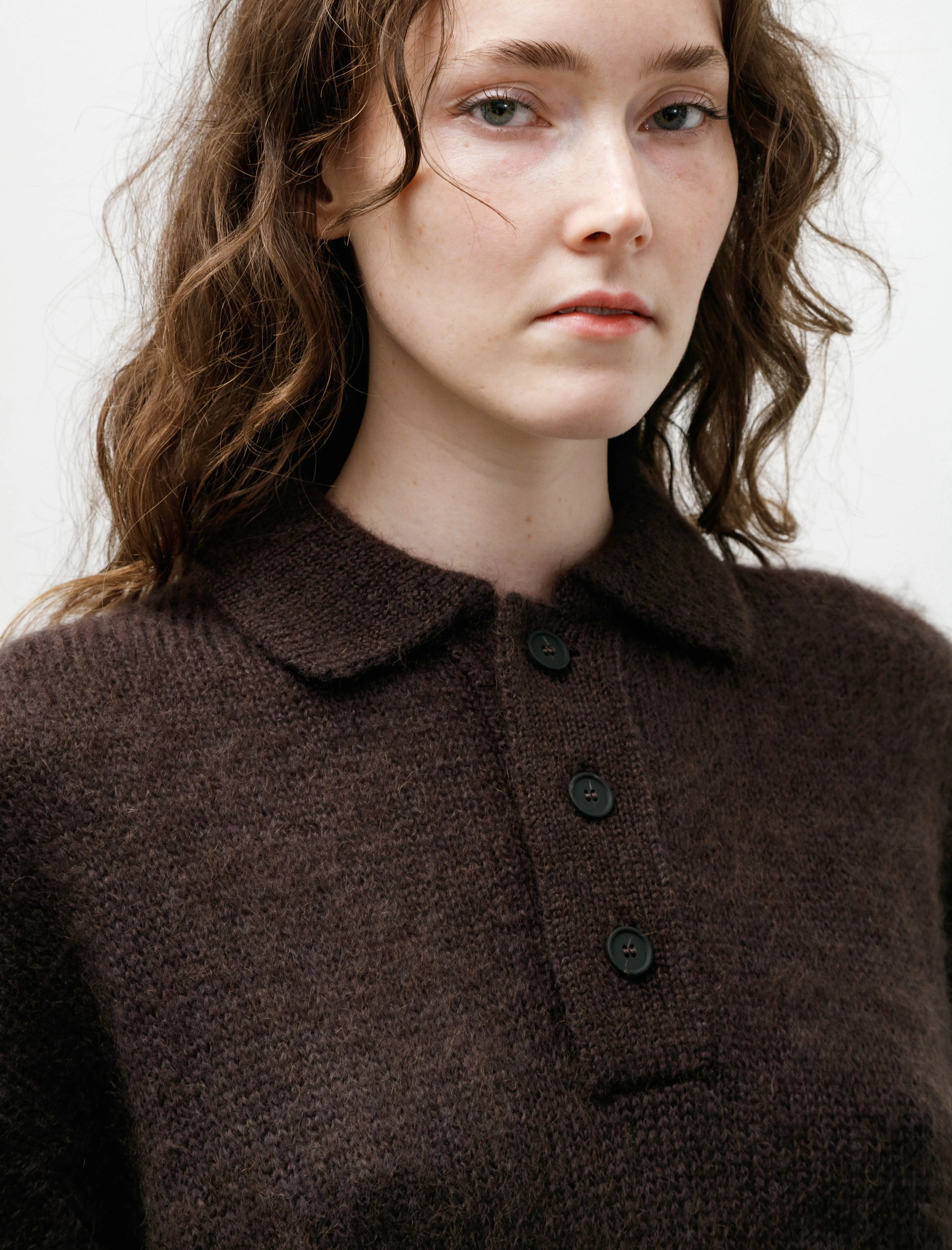 Dune Polo Brushed Mohair Espresso sold by SHOP NEIGHBOR product image thumbnail 2