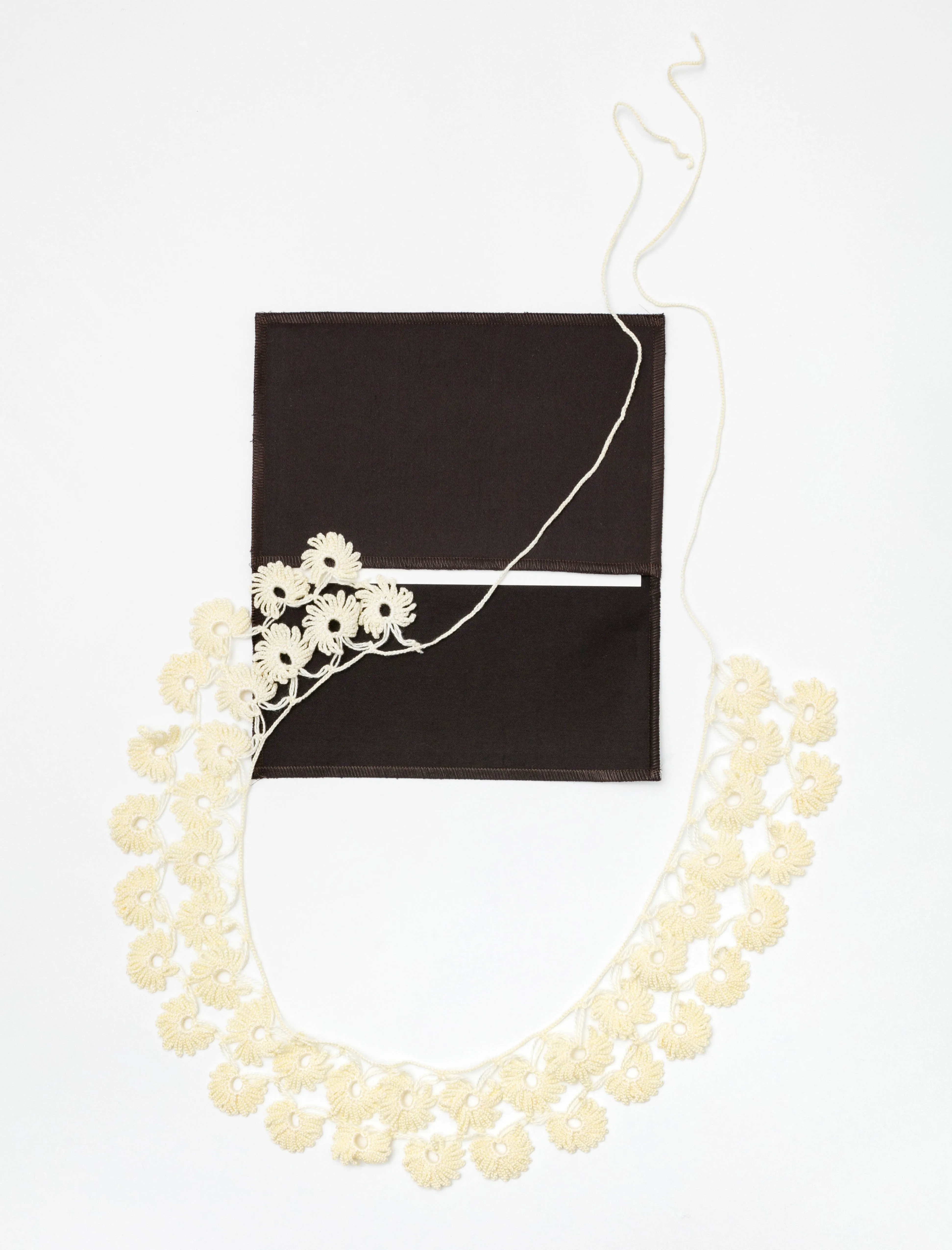 Oya Embroidery Belt Beige sold by SHOP NEIGHBOR