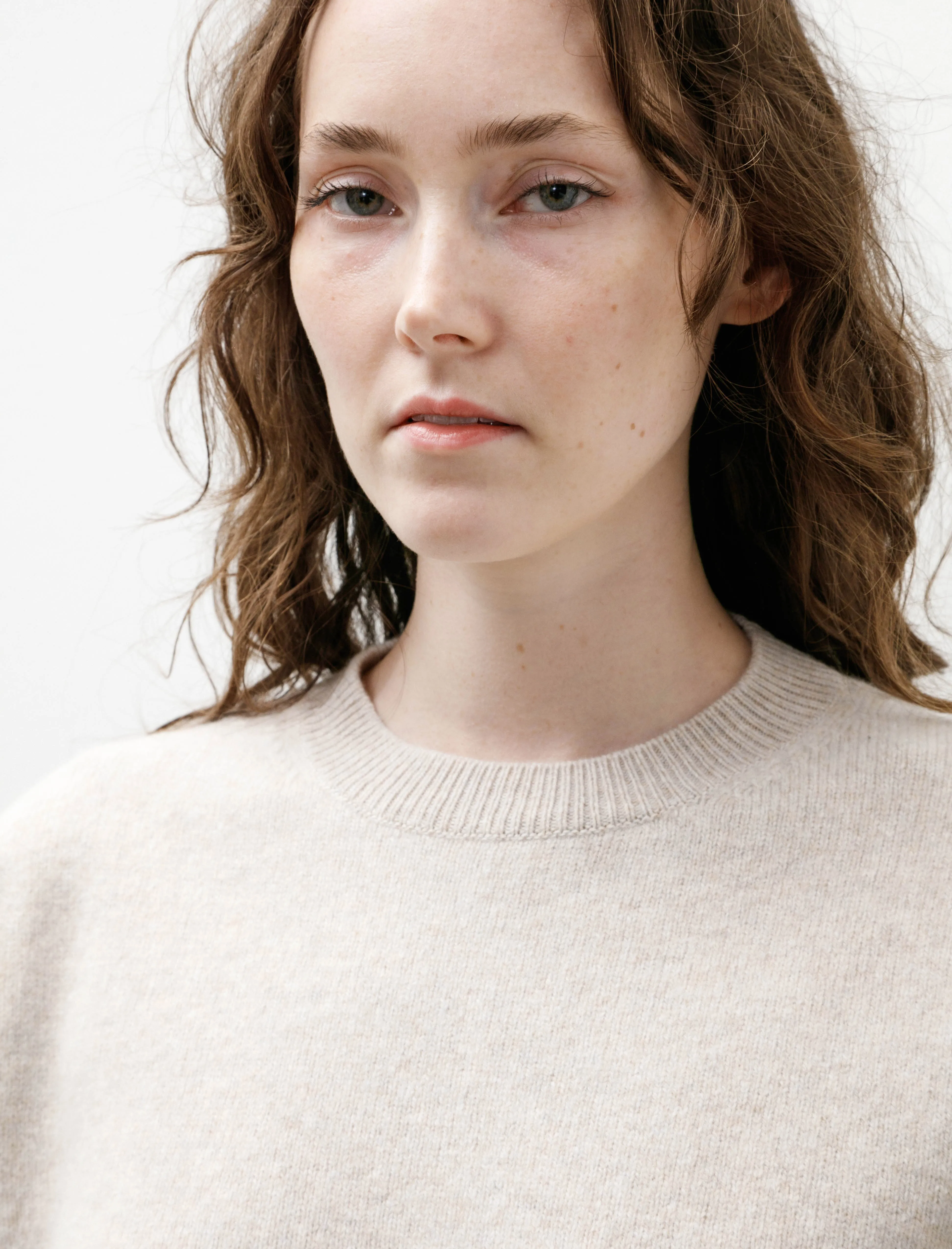 Lambswool Crewneck Knit Ecru sold by SHOP NEIGHBOR product image thumbnail 4