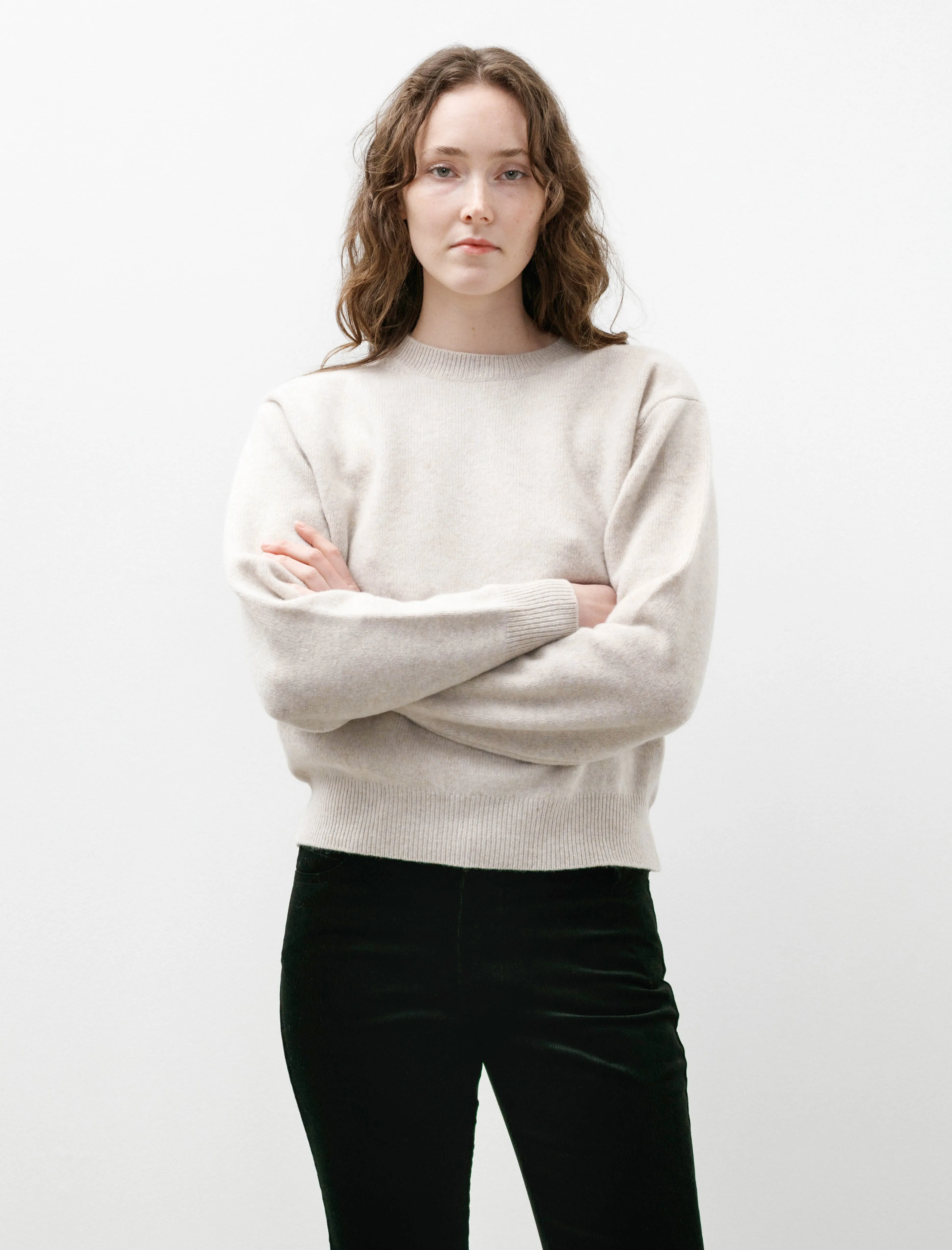 Lambswool Crewneck Knit Ecru sold by SHOP NEIGHBOR