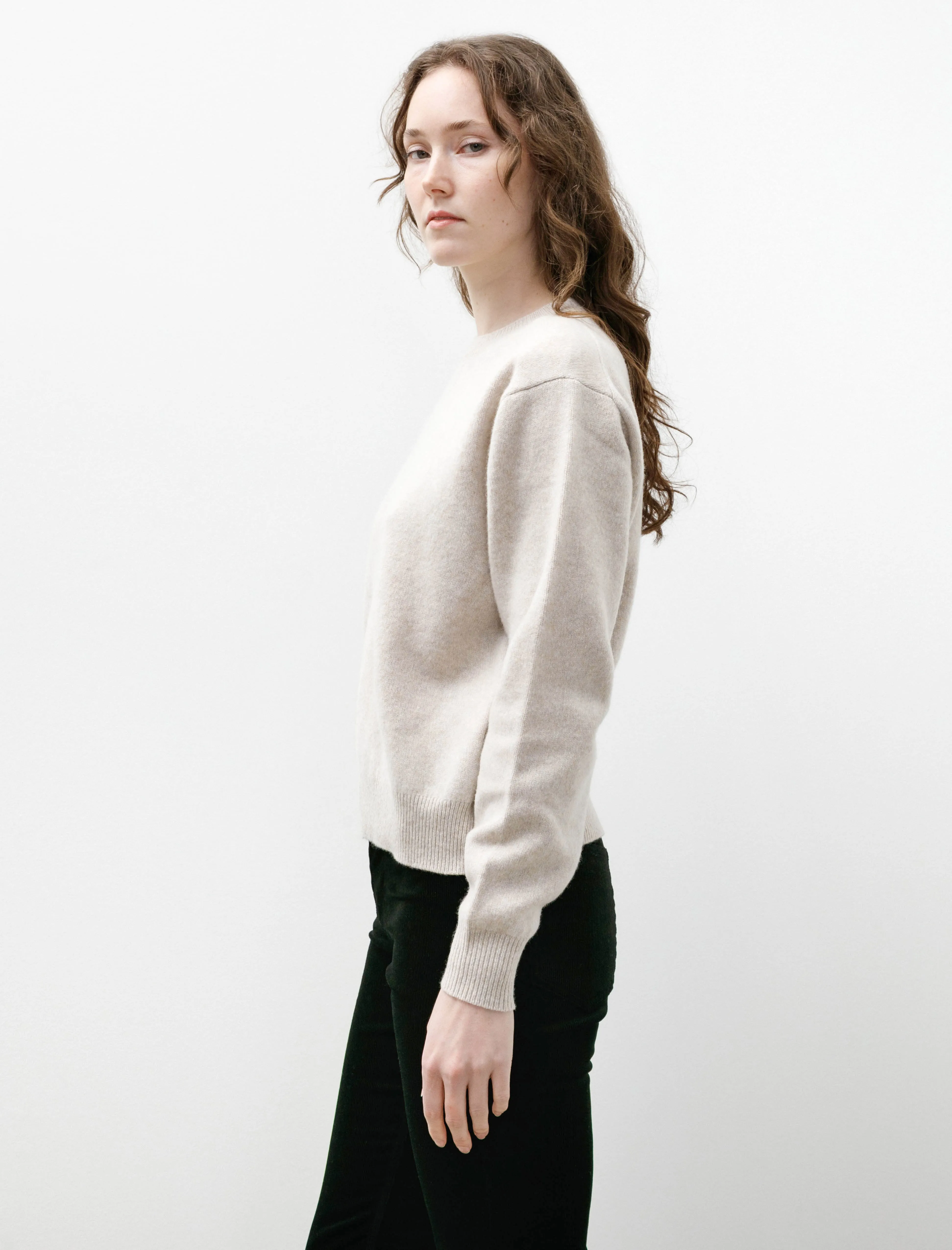 Lambswool Crewneck Knit Ecru sold by SHOP NEIGHBOR product image thumbnail 2