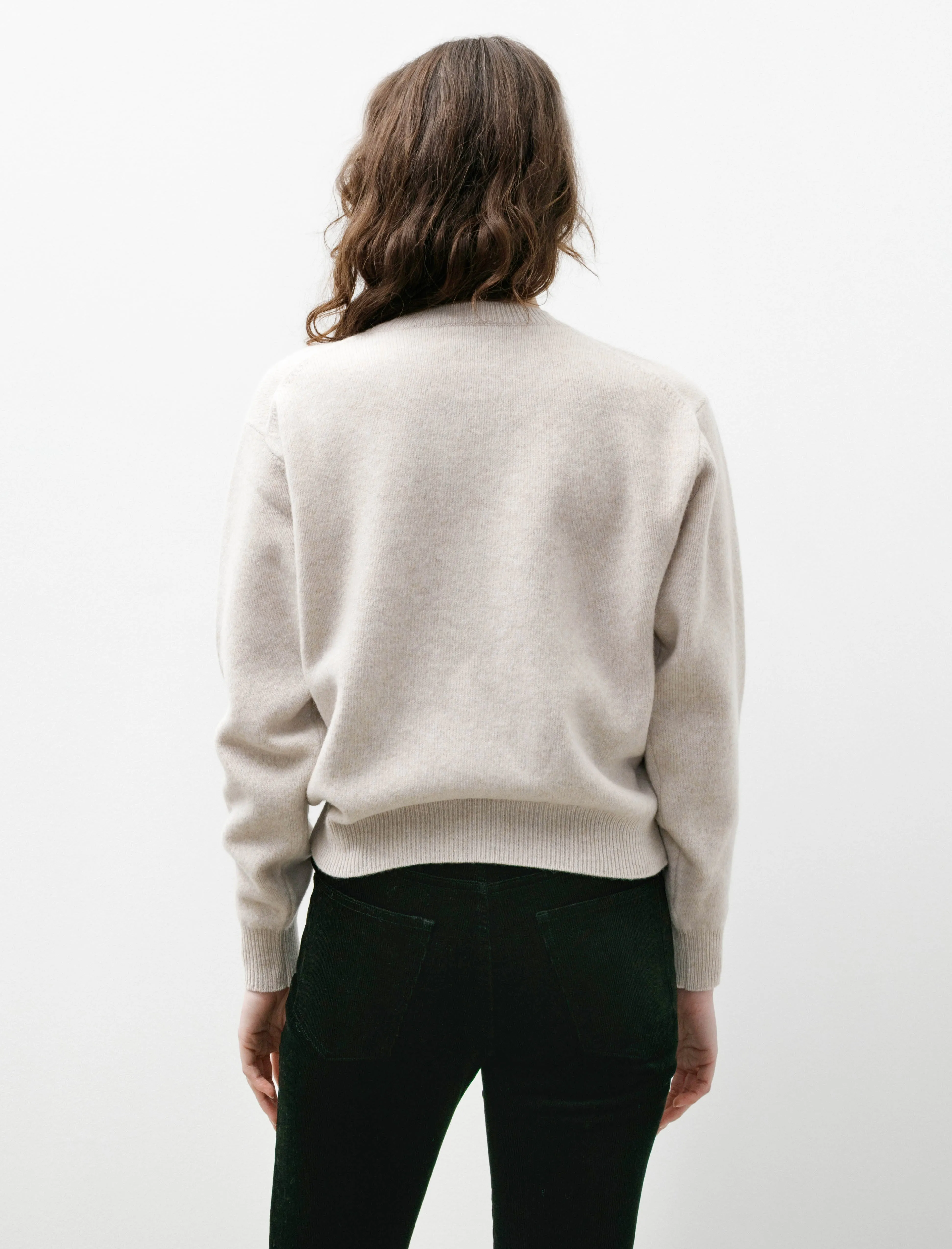 Lambswool Crewneck Knit Ecru sold by SHOP NEIGHBOR product image thumbnail 3
