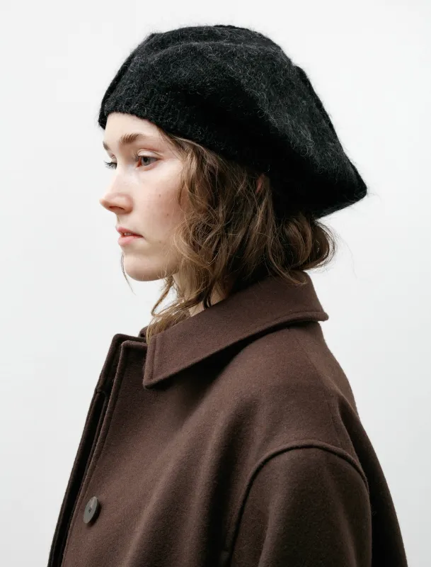 Patched Beret Black sold by SHOP NEIGHBOR