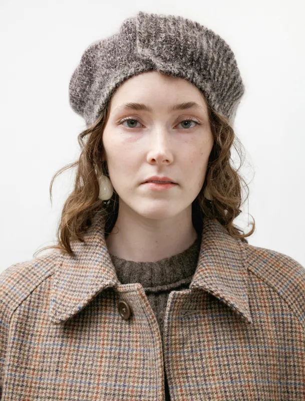 Patched Beret Beige sold by SHOP NEIGHBOR
