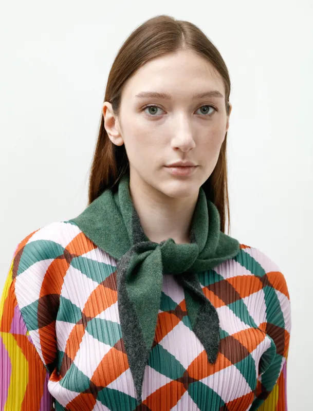 MHL Tipped Scout Scarf Green/Charcoal sold by SHOP NEIGHBOR