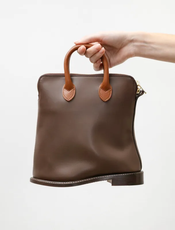 Shoe Bag Small Dark Brown made by SHOP NEIGHBOR