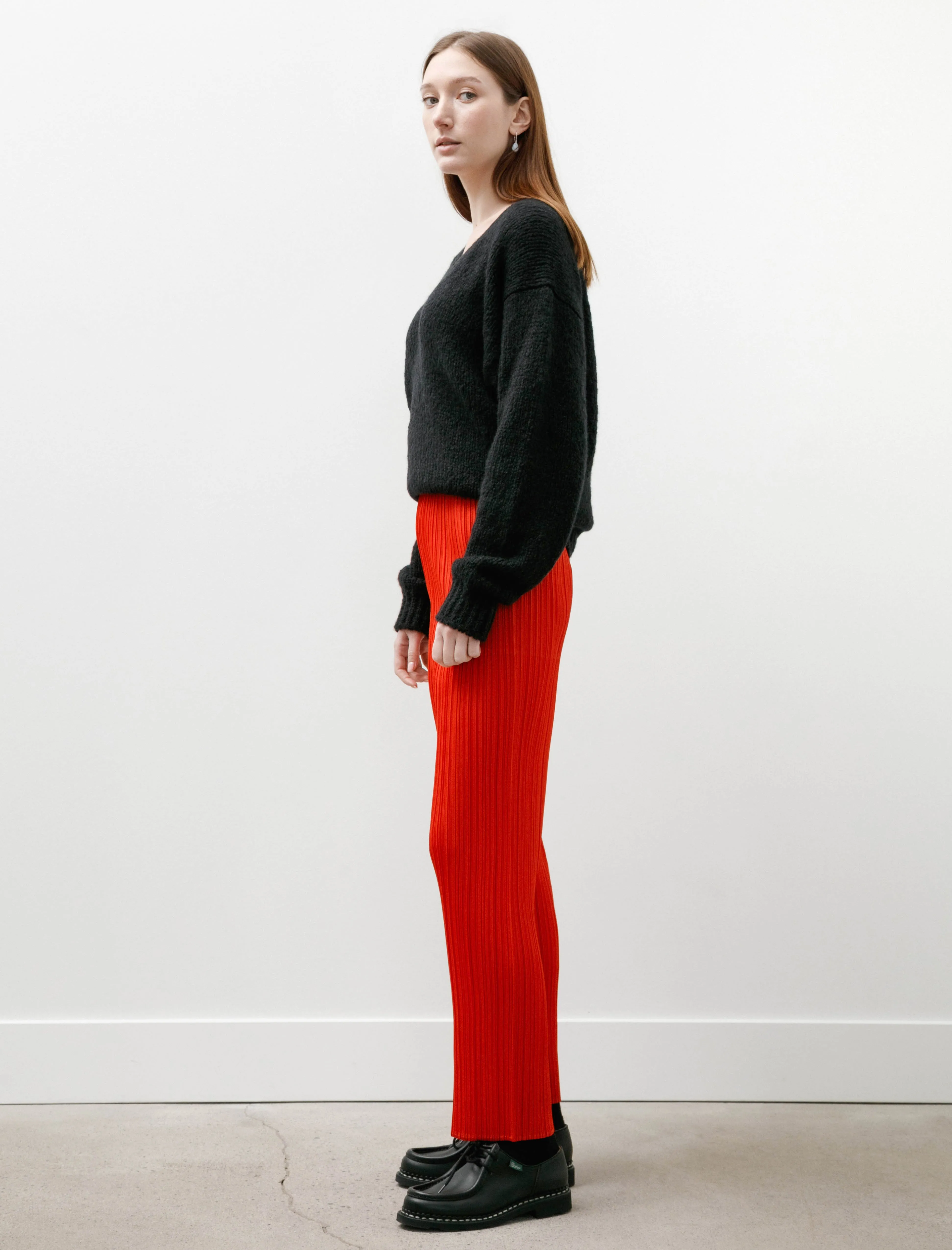 Monthly Colors Straight Leg Pants Red sold by SHOP NEIGHBOR product image thumbnail 4