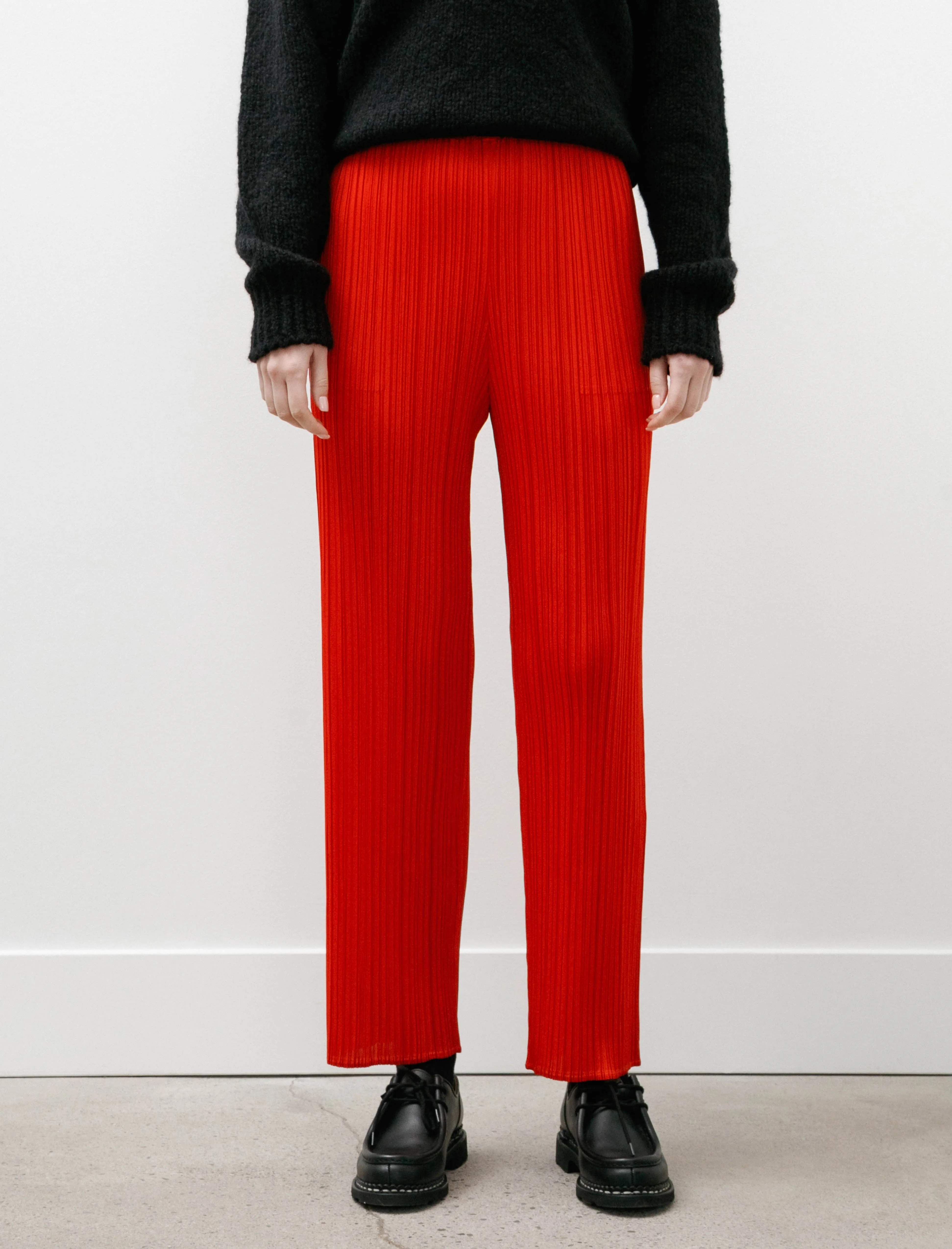 Monthly Colors Straight Leg Pants Red sold by SHOP NEIGHBOR product image thumbnail 2