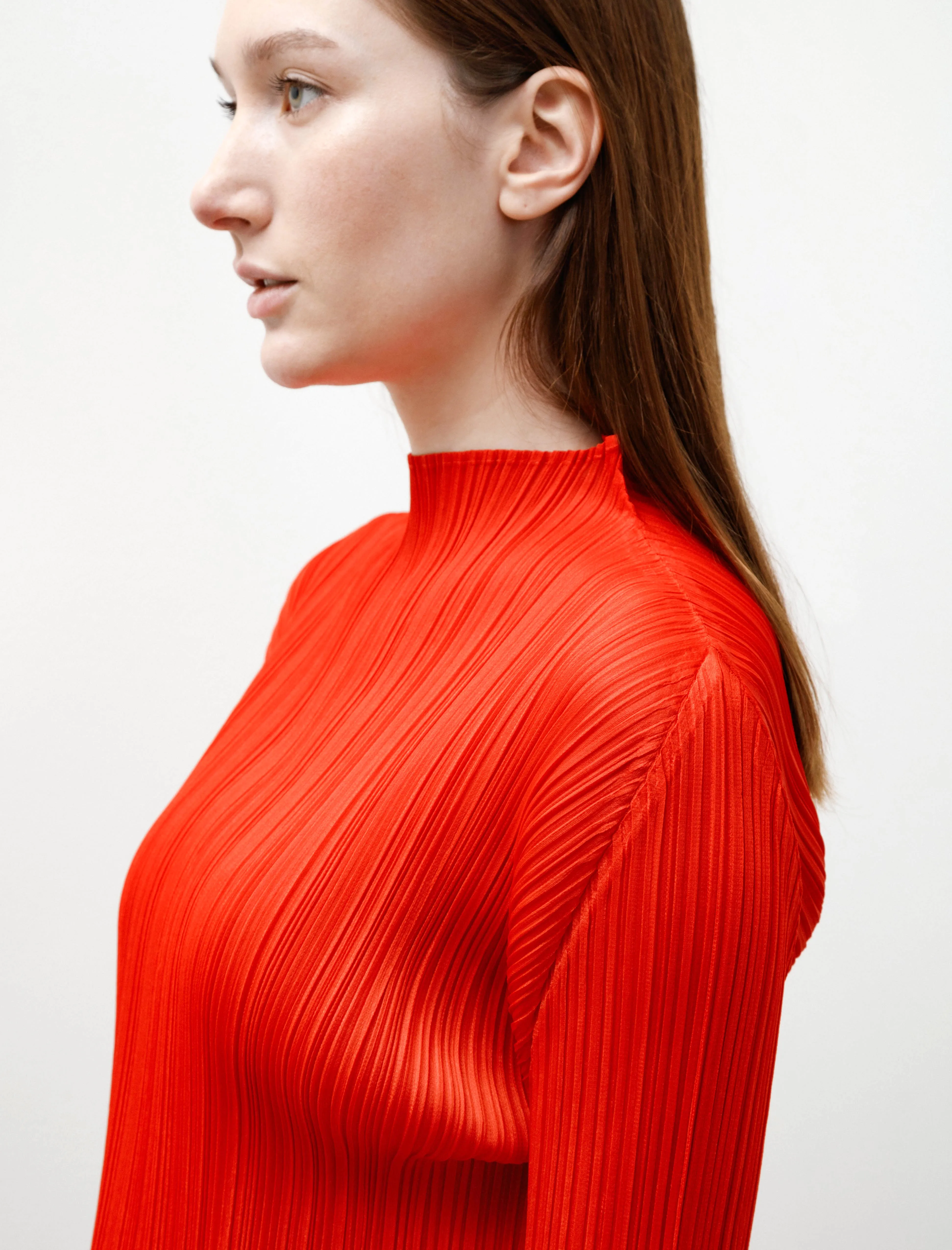 Monthly Colours Mockneck Top Red sold by SHOP NEIGHBOR product image thumbnail 2