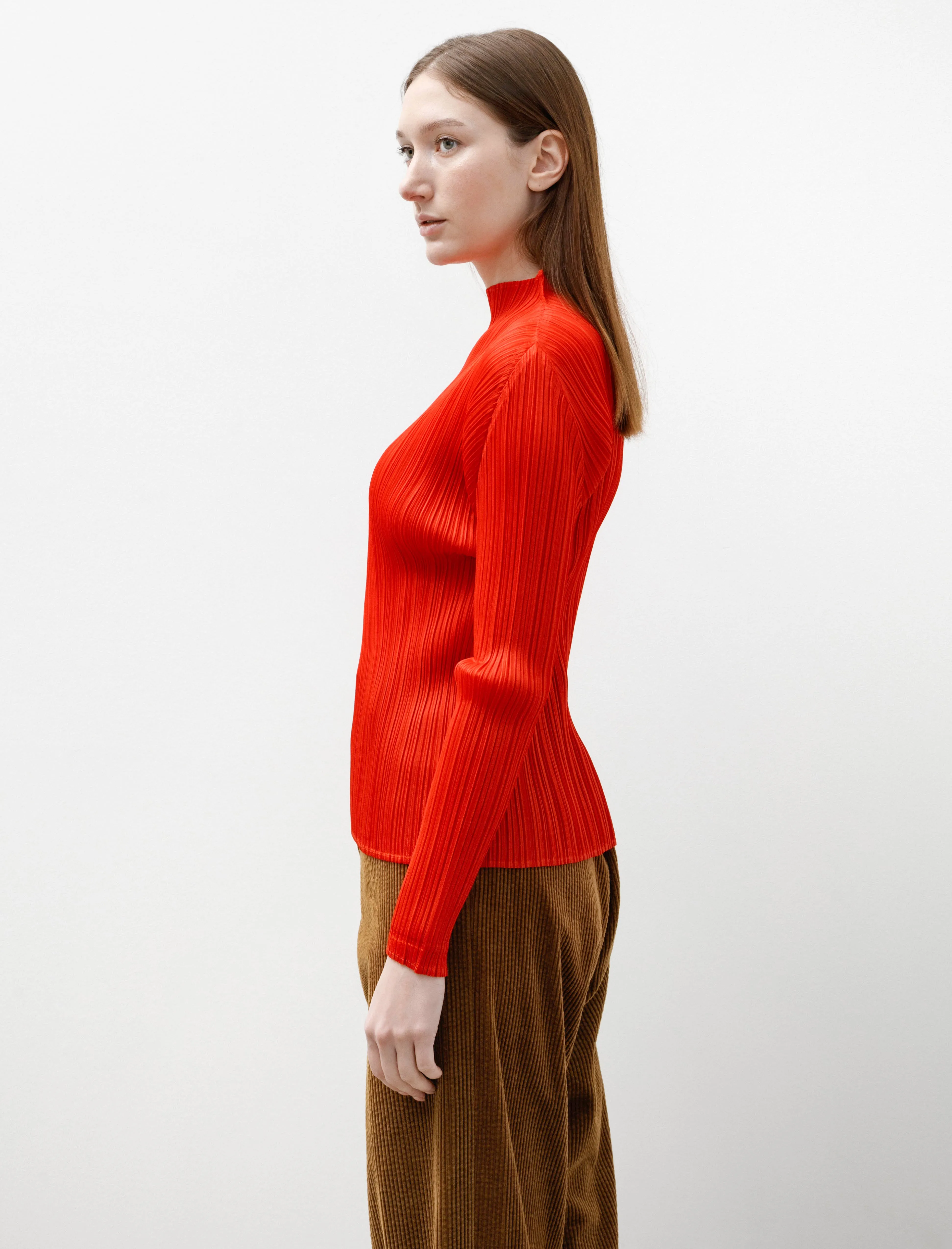 Monthly Colours Mockneck Top Red sold by SHOP NEIGHBOR product image thumbnail 3