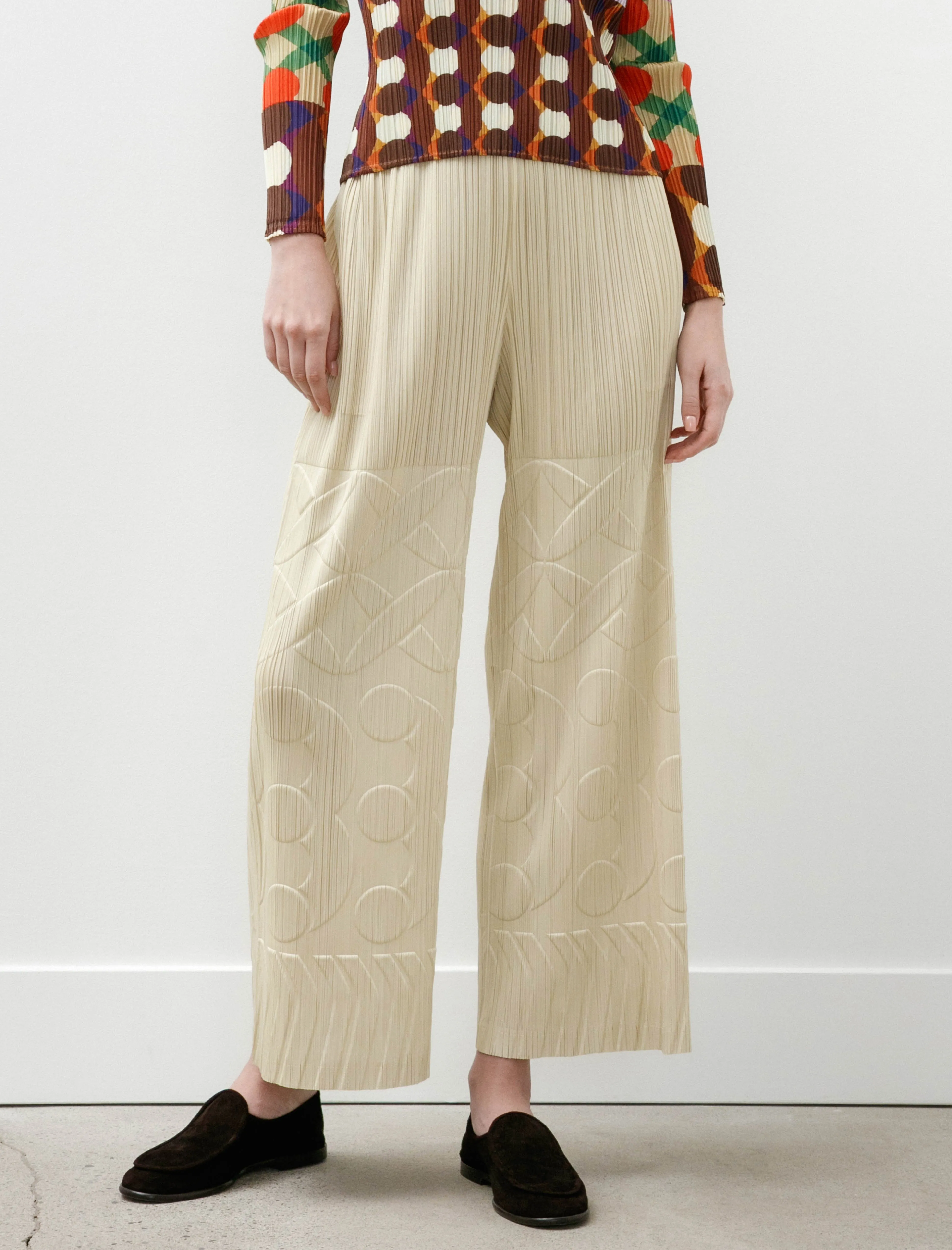 Tune Embossed Pants Ivory sold by SHOP NEIGHBOR product image thumbnail 2