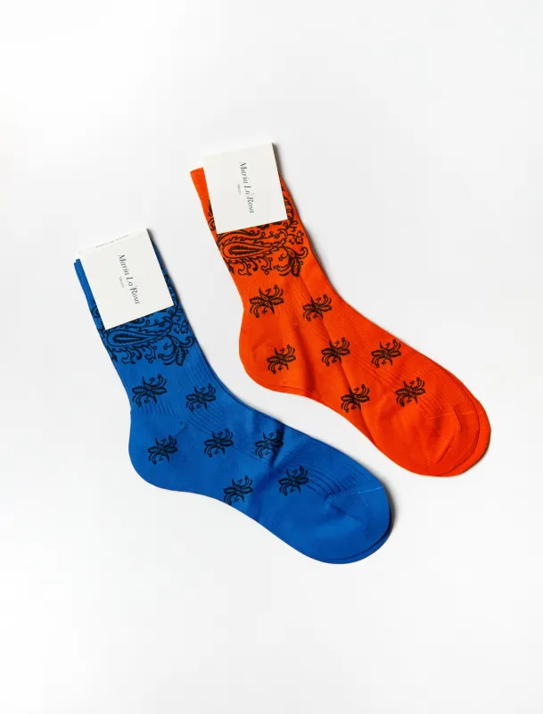 Fortaleza Bandana Print Socks made by SHOP NEIGHBOR