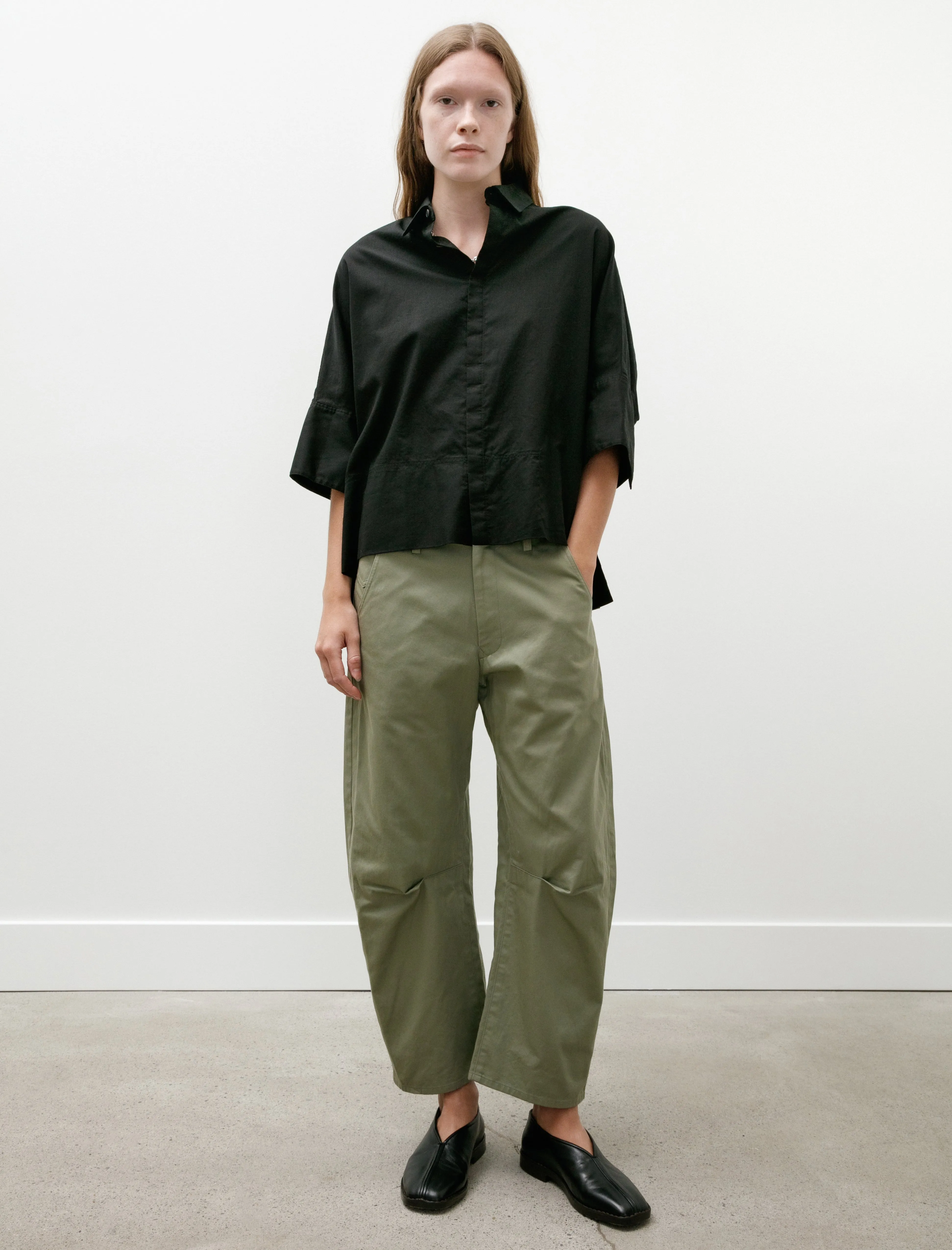 Wide Gusset Pants Khaki sold by SHOP NEIGHBOR