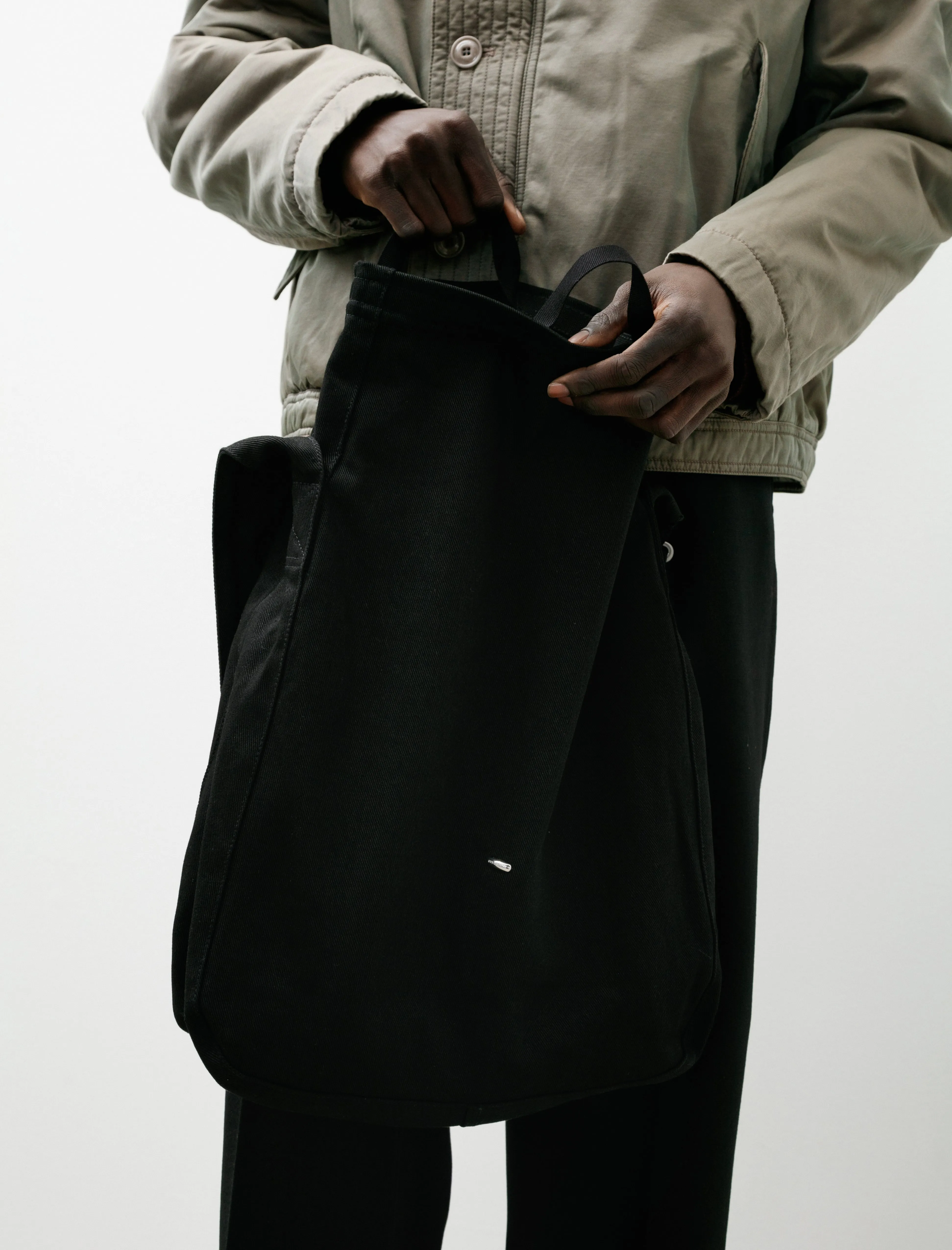 Sling Bag Washed Black Denim sold by SHOP NEIGHBOR product image thumbnail 2