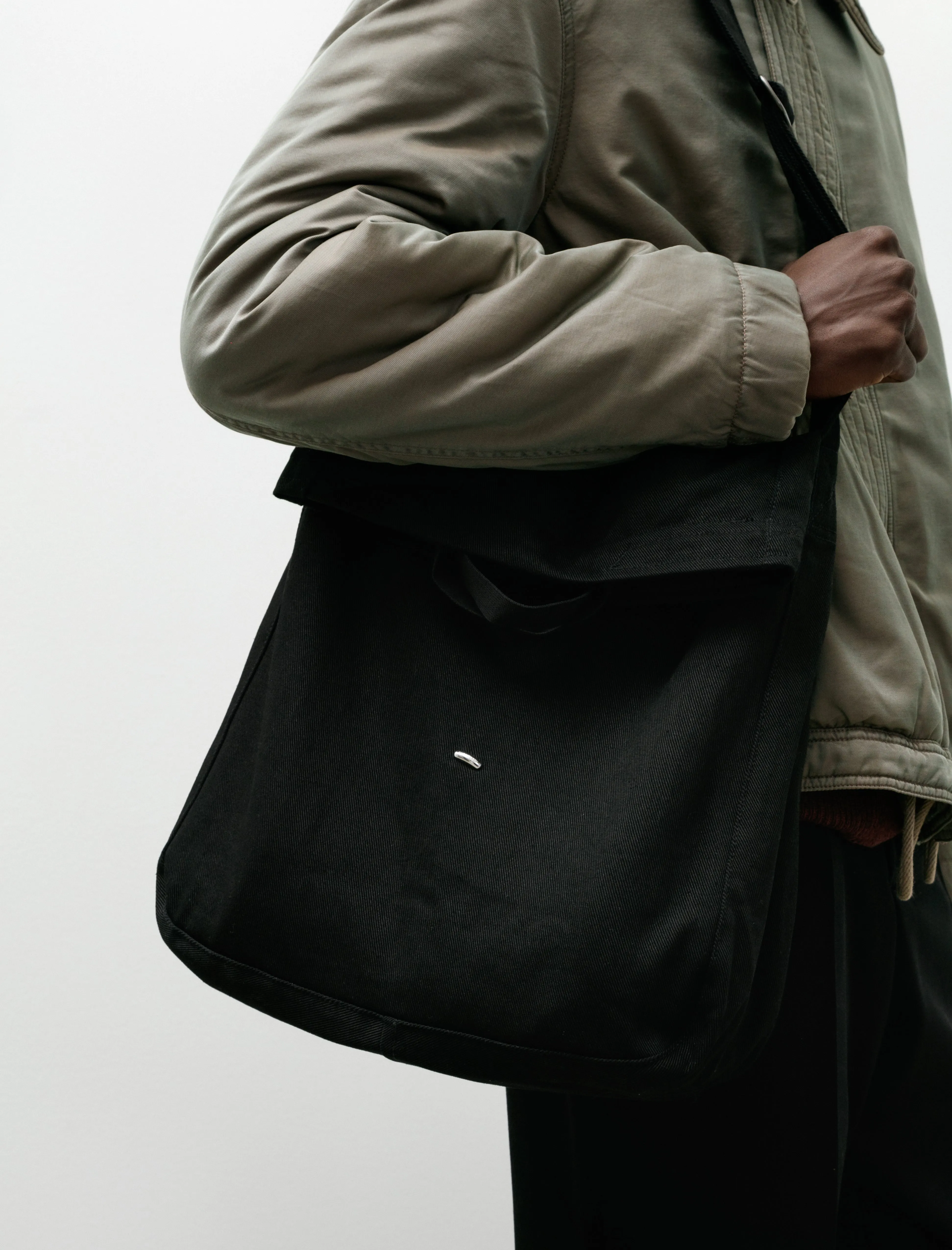 Sling Bag Washed Black Denim sold by SHOP NEIGHBOR product image thumbnail 3