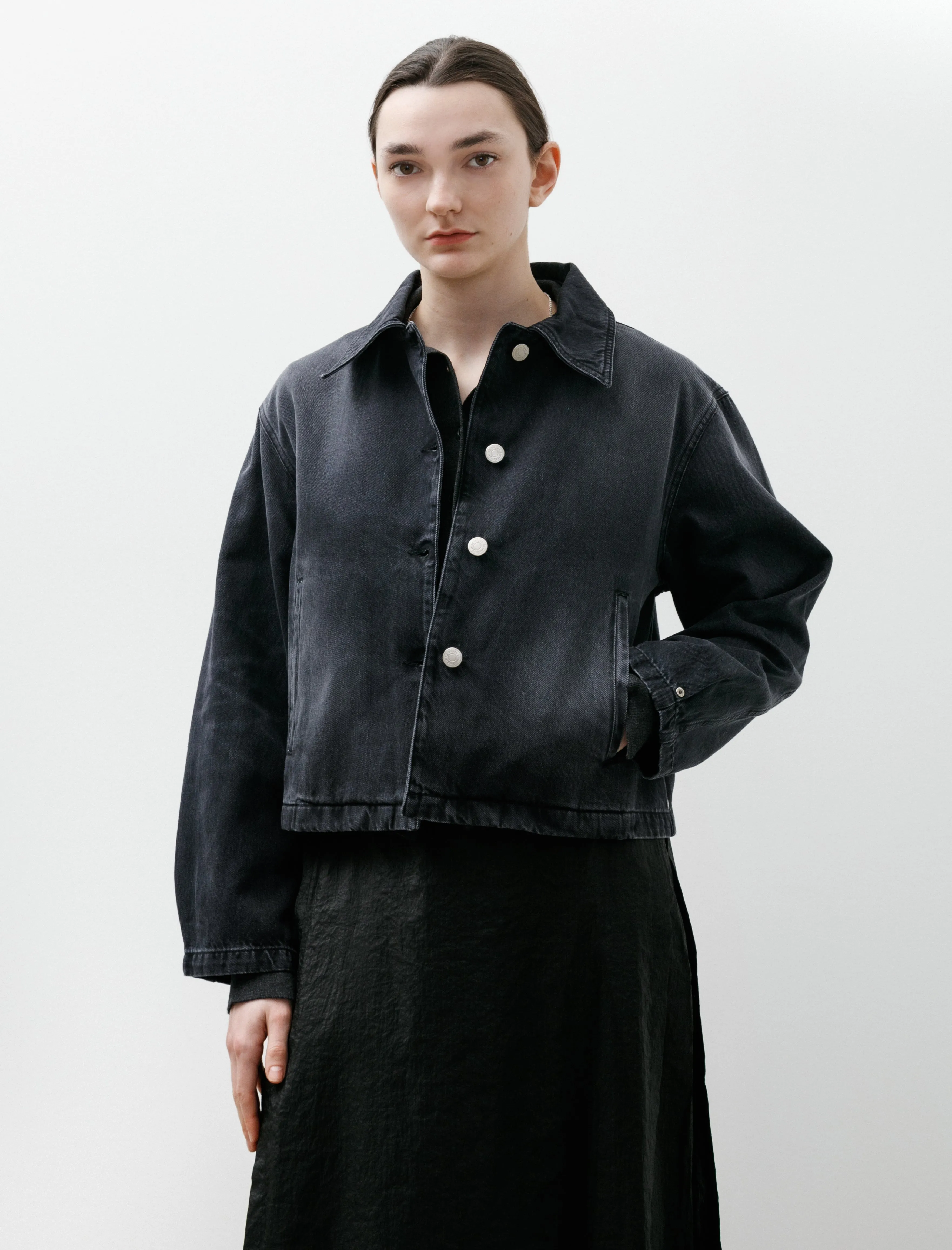 Decorator Jacket Rinsed Black sold by SHOP NEIGHBOR