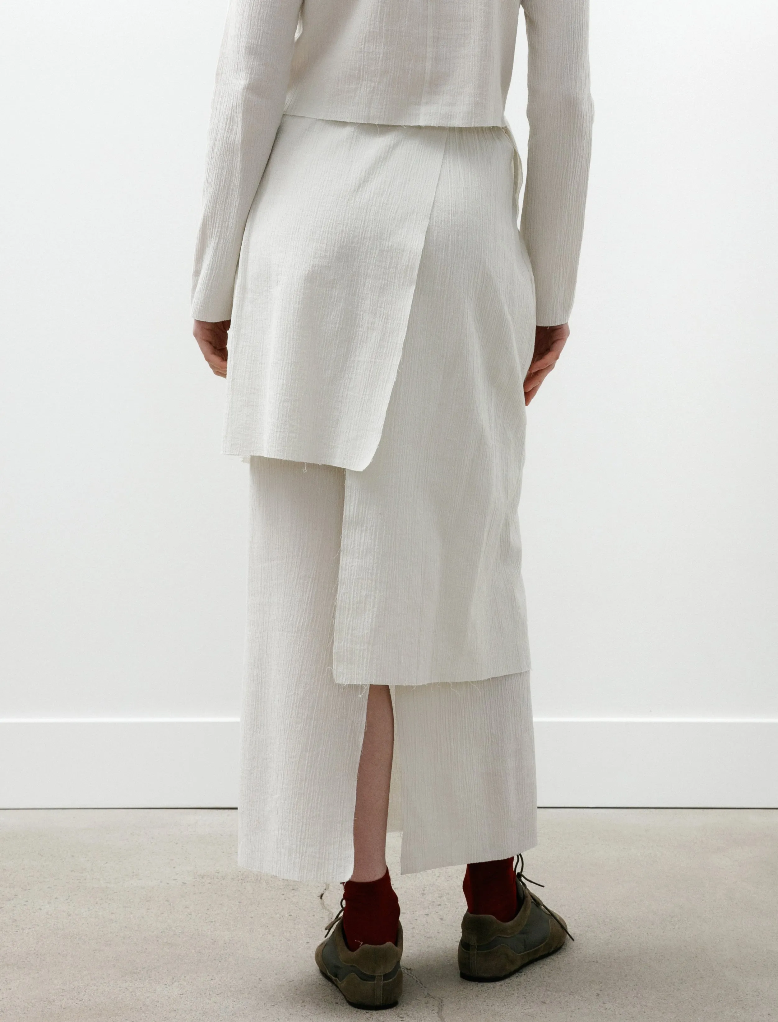 Raw Layer Skirt Chalk sold by SHOP NEIGHBOR product image thumbnail 4