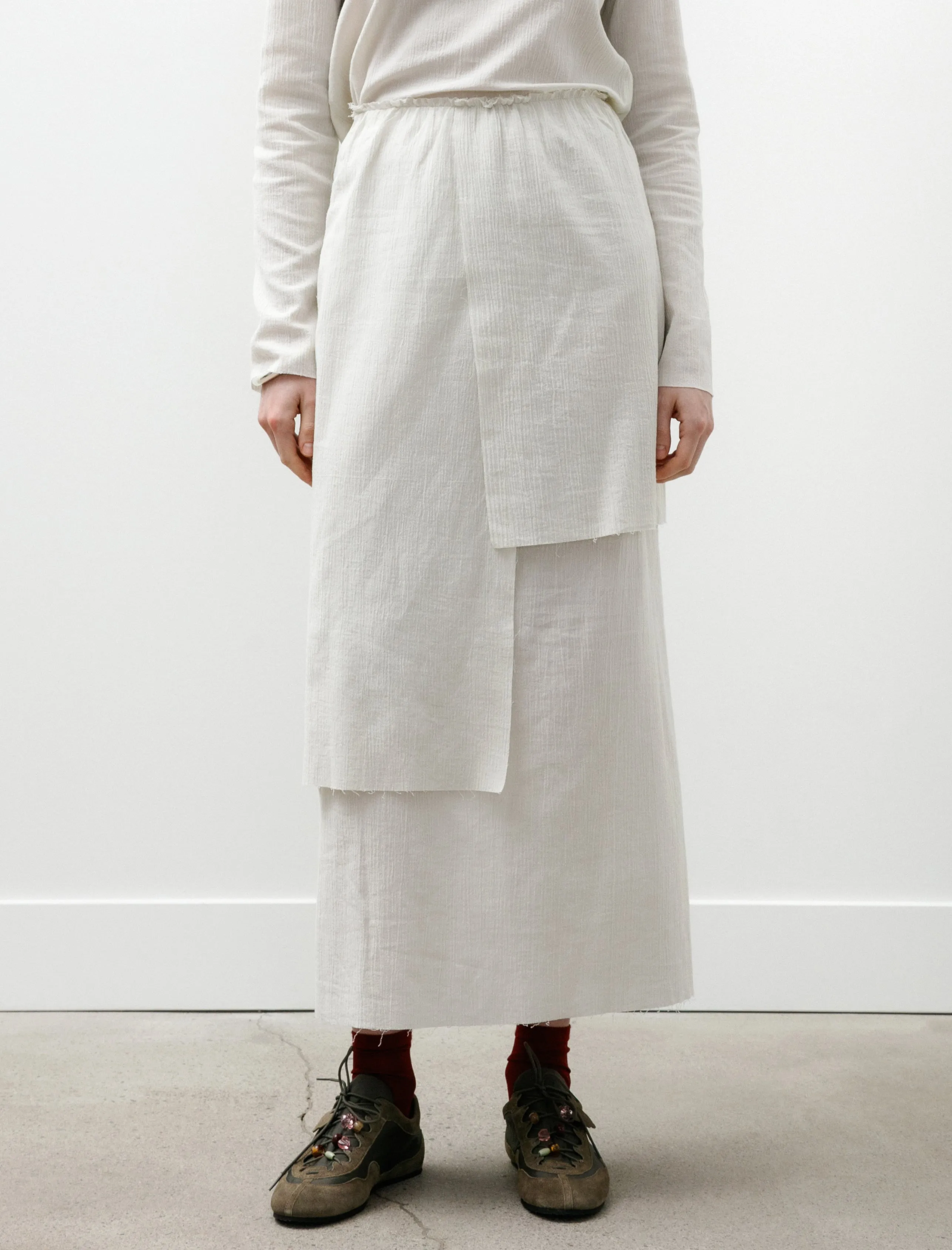 Raw Layer Skirt Chalk sold by SHOP NEIGHBOR product image thumbnail 5