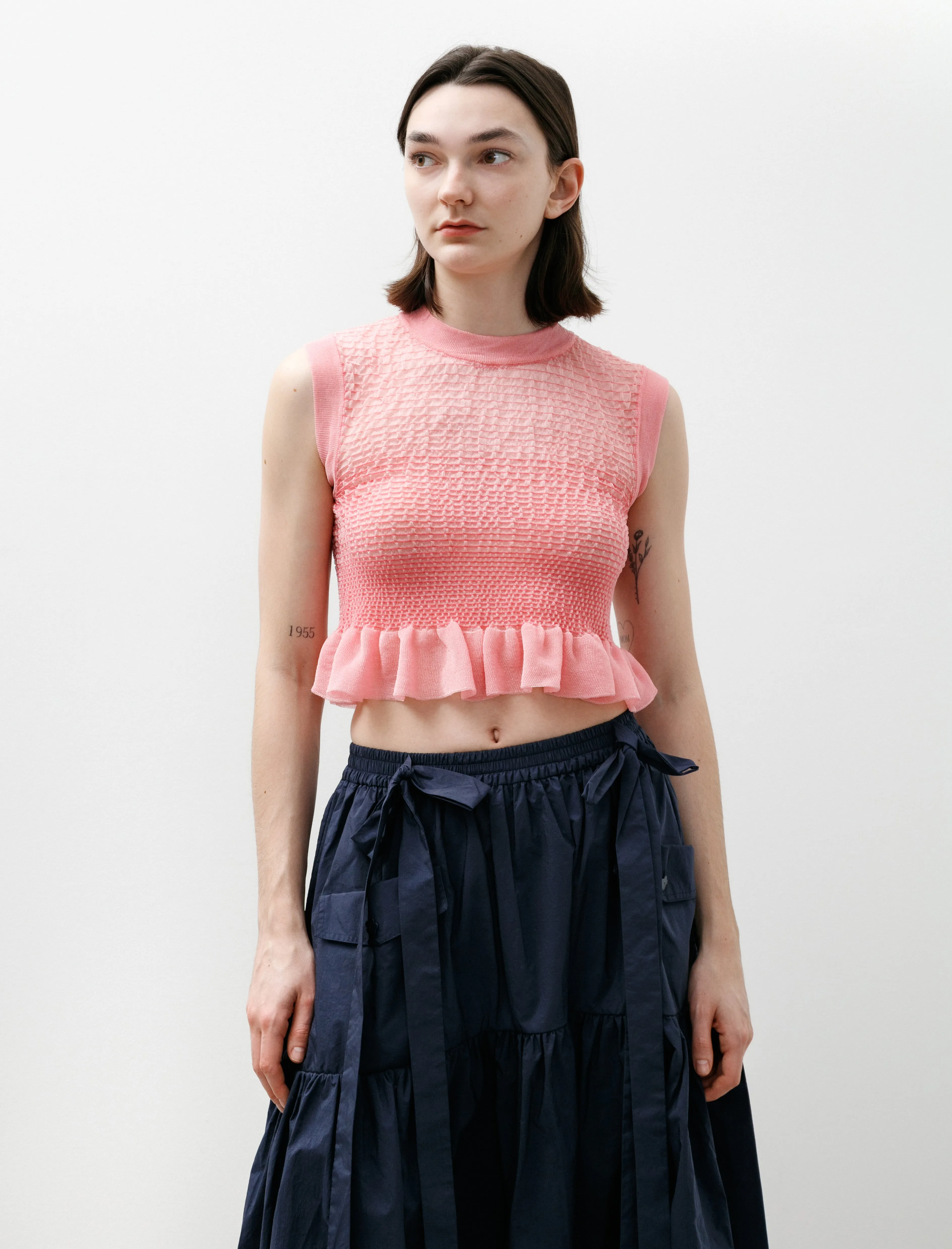 Celia Sheer Summer Knit Pink sold by SHOP NEIGHBOR