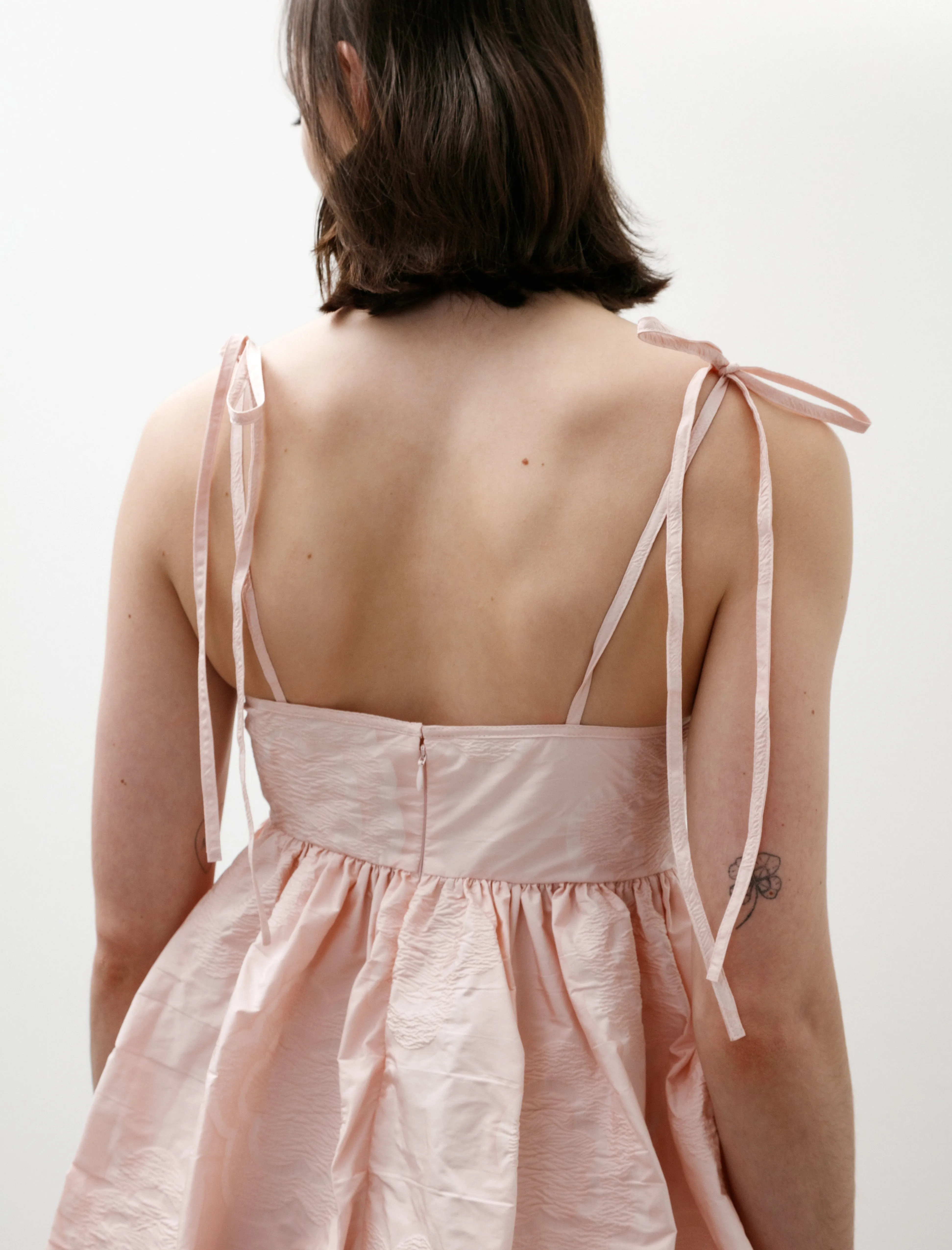 Alena Dress Borus Jacquard Blush Pink sold by SHOP NEIGHBOR product image thumbnail 5