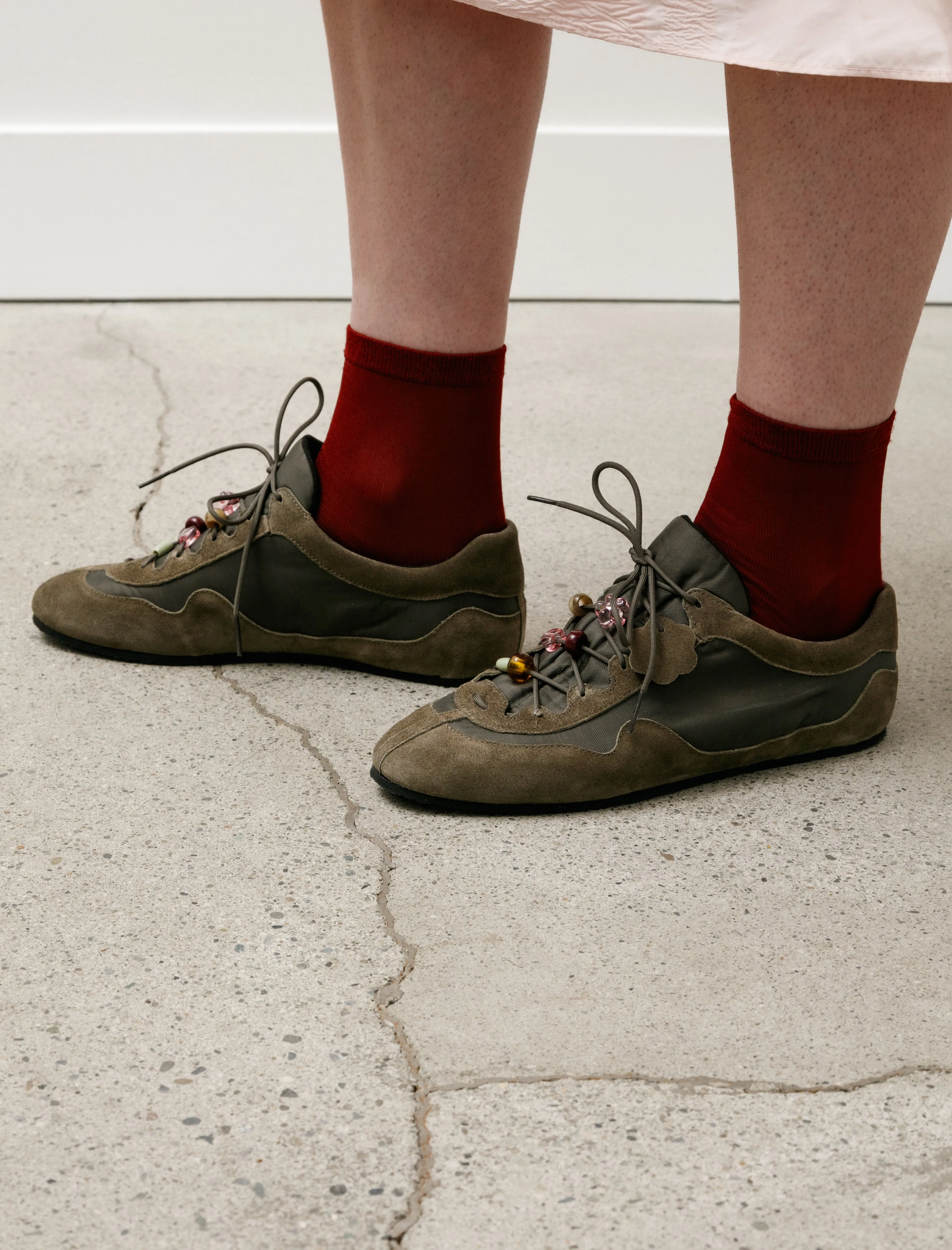 Blaise Sneaker Suede/Nylon Olive sold by SHOP NEIGHBOR product image thumbnail 2