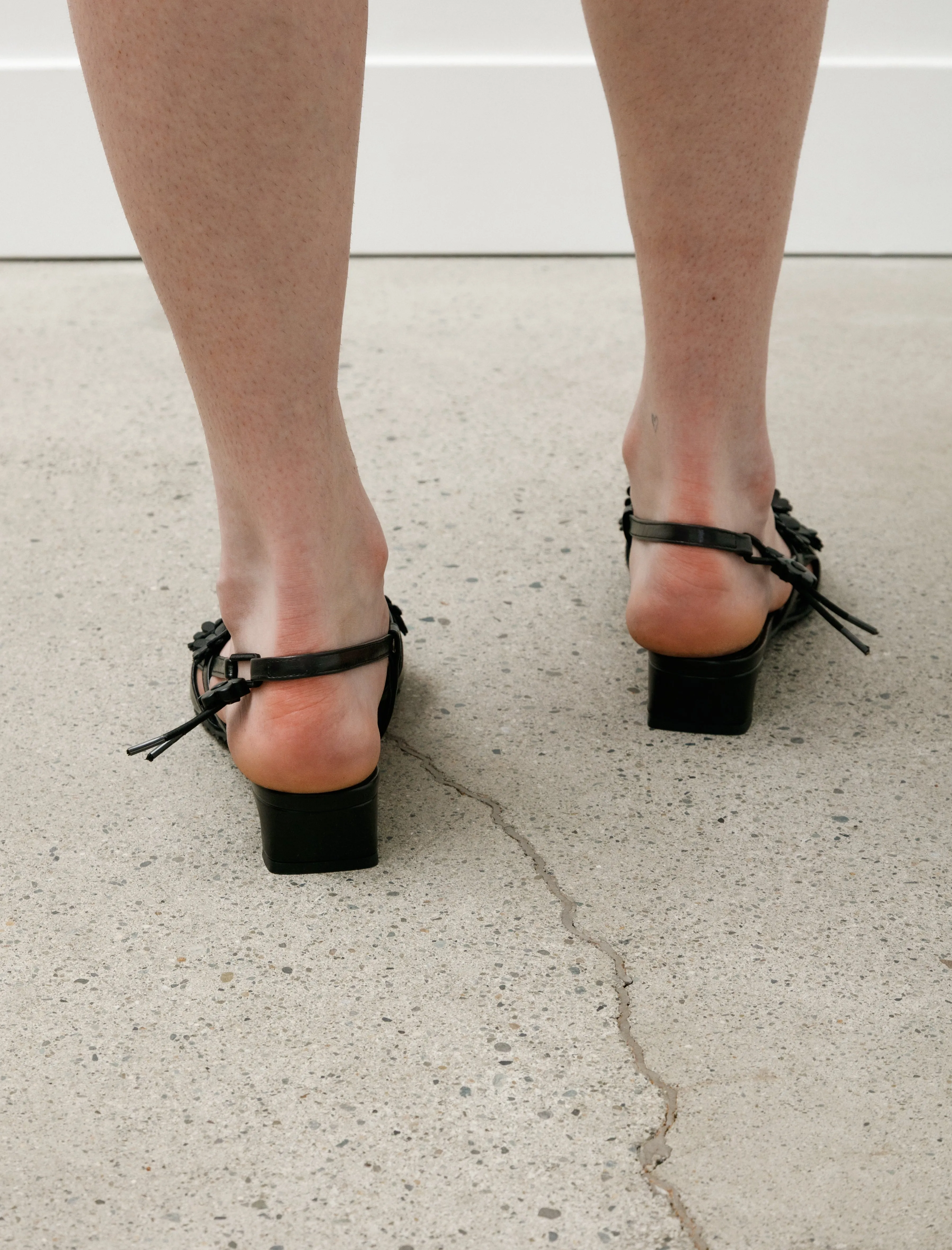 Arna Sandals Textured Black Leather sold by SHOP NEIGHBOR product image thumbnail 3