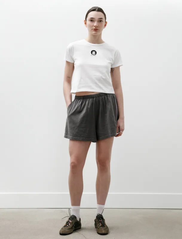 Gored Shorts Worn Graphite Legacy Jersey made by Our Legacy Womens