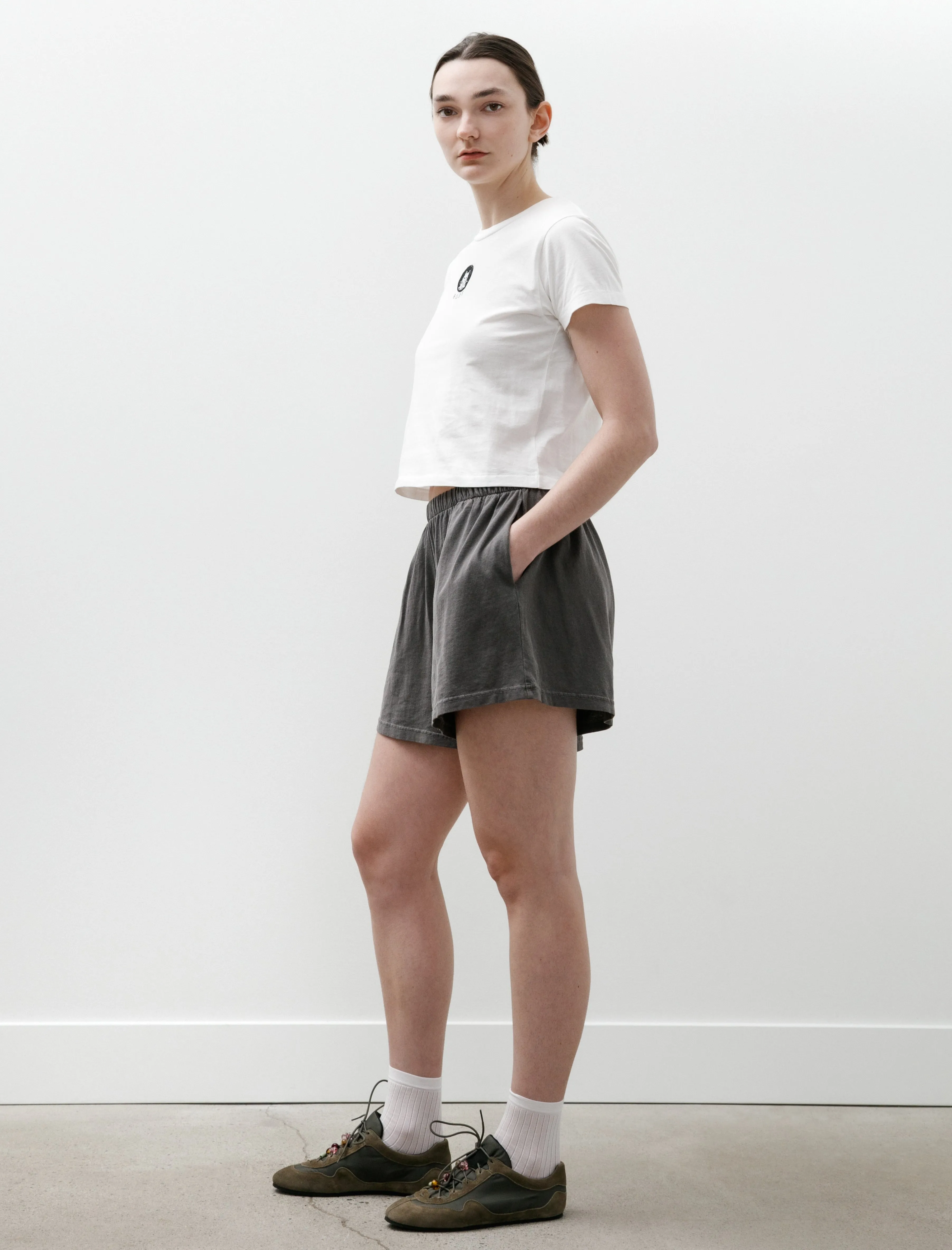 Gored Shorts Worn Graphite Legacy Jersey sold by SHOP NEIGHBOR product image thumbnail 3