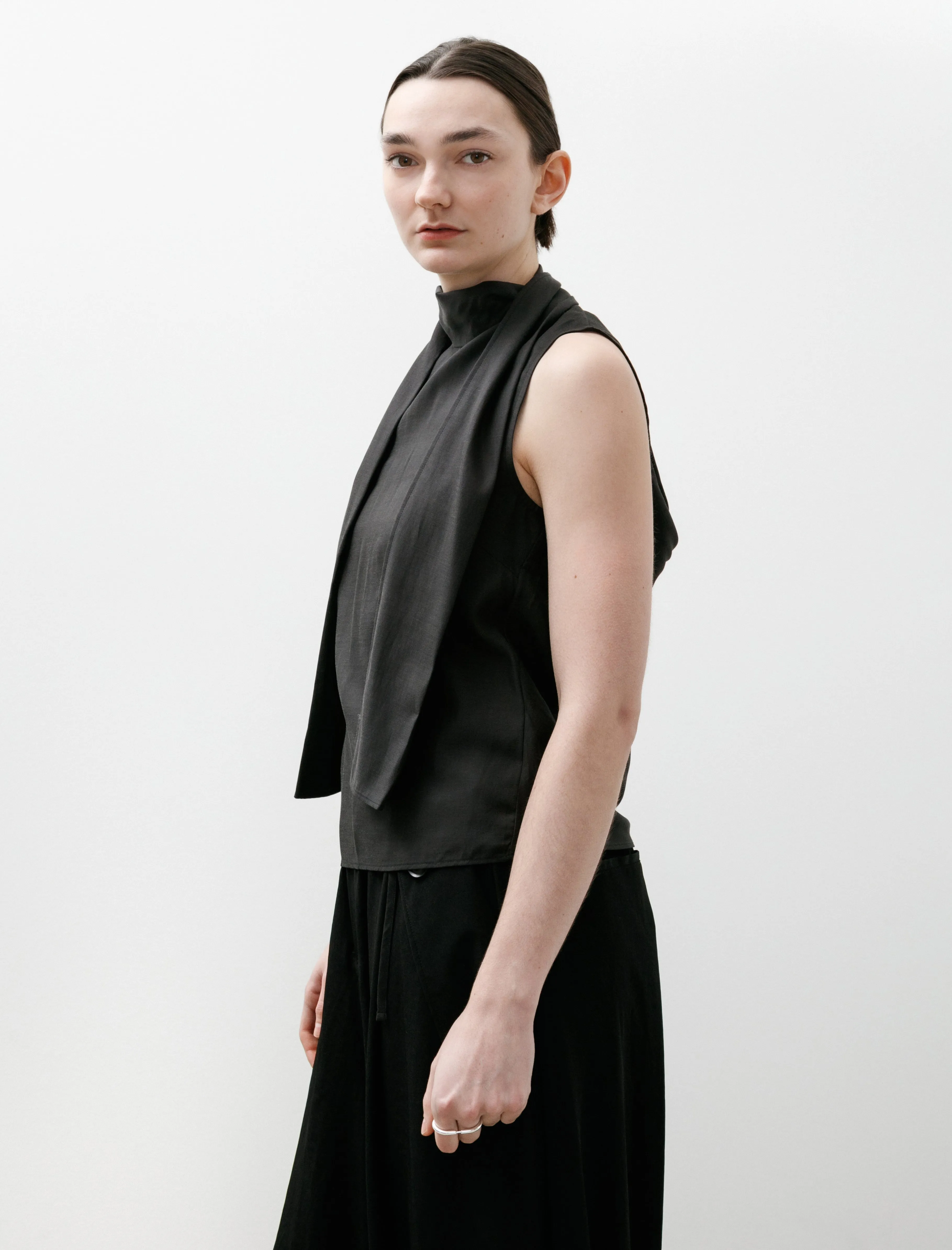 Virtuous Top Still Black Calm Cupro Cotton sold by SHOP NEIGHBOR product image thumbnail 3