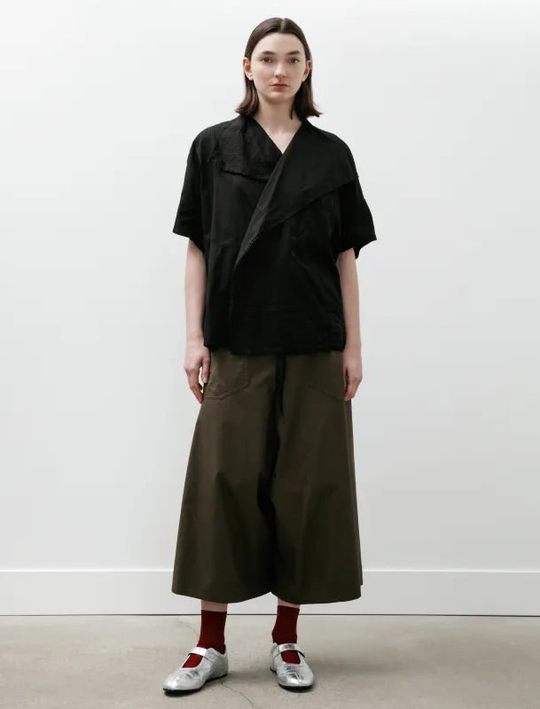 Drop Flare Pants Khaki made by SHOP NEIGHBOR