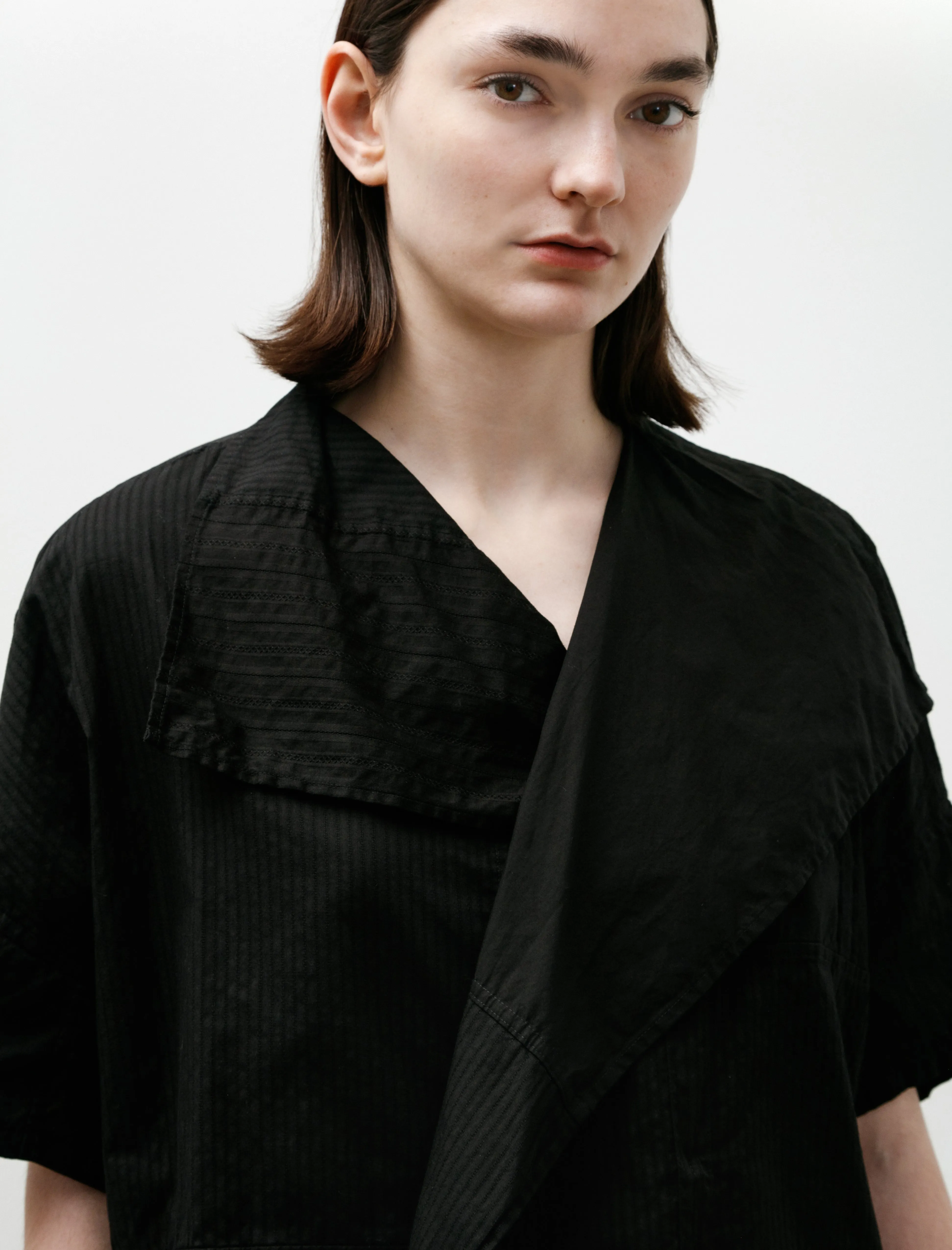 Half Sleeve Gown Shirt Black sold by SHOP NEIGHBOR product image thumbnail 2