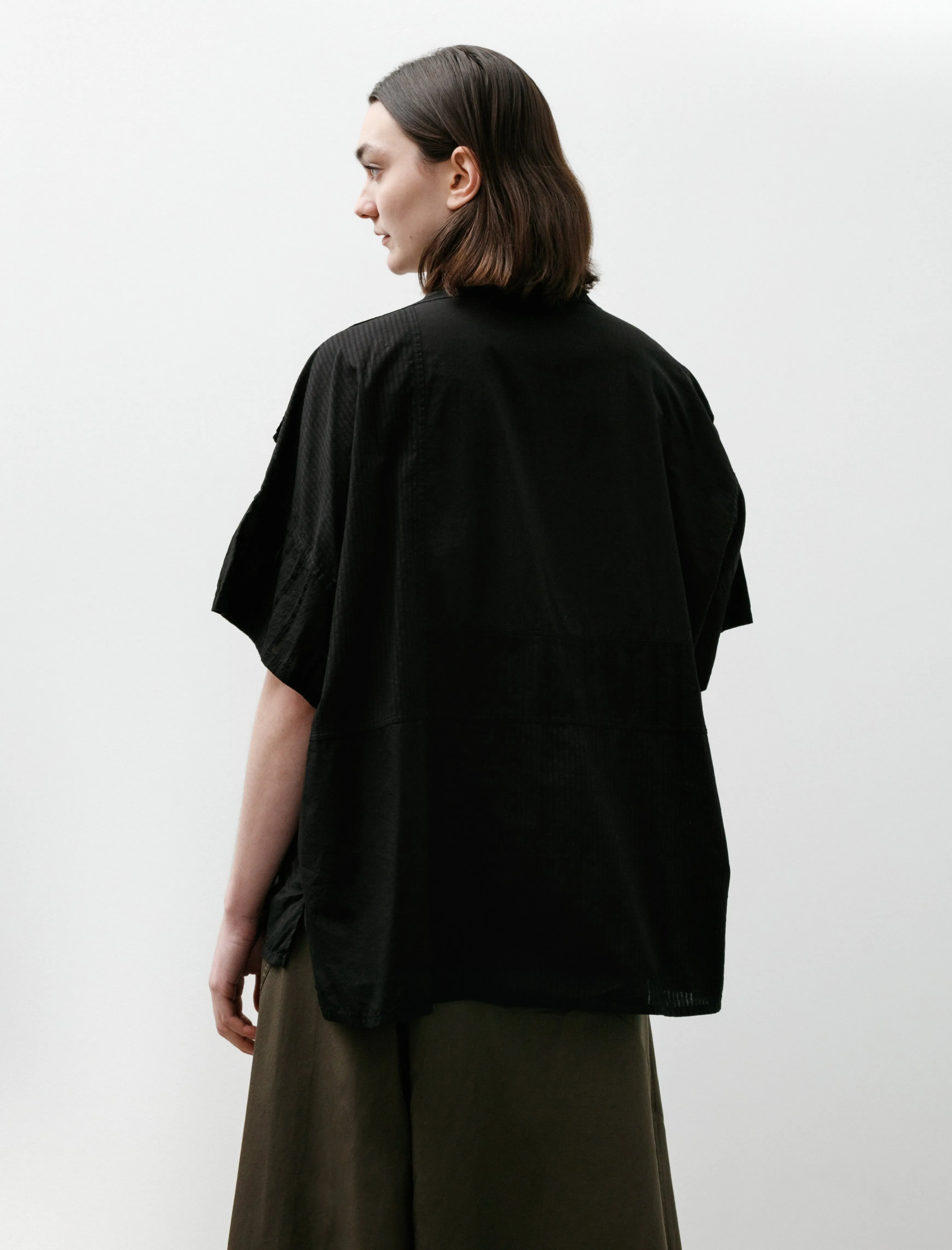Half Sleeve Gown Shirt Black sold by SHOP NEIGHBOR product image thumbnail 4