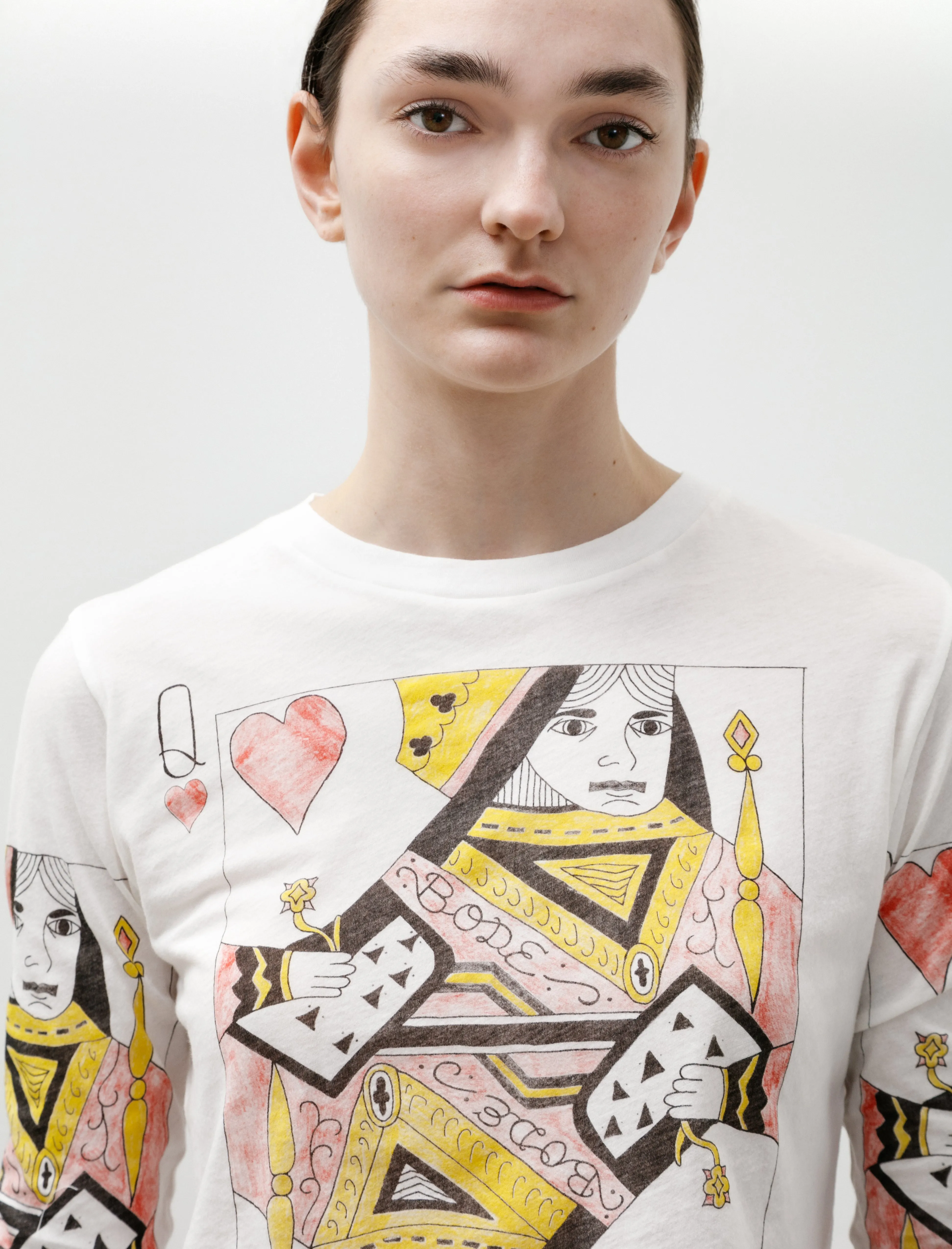 Queen of Hearts Long Sleeve T-Shirt sold by SHOP NEIGHBOR product image thumbnail 2