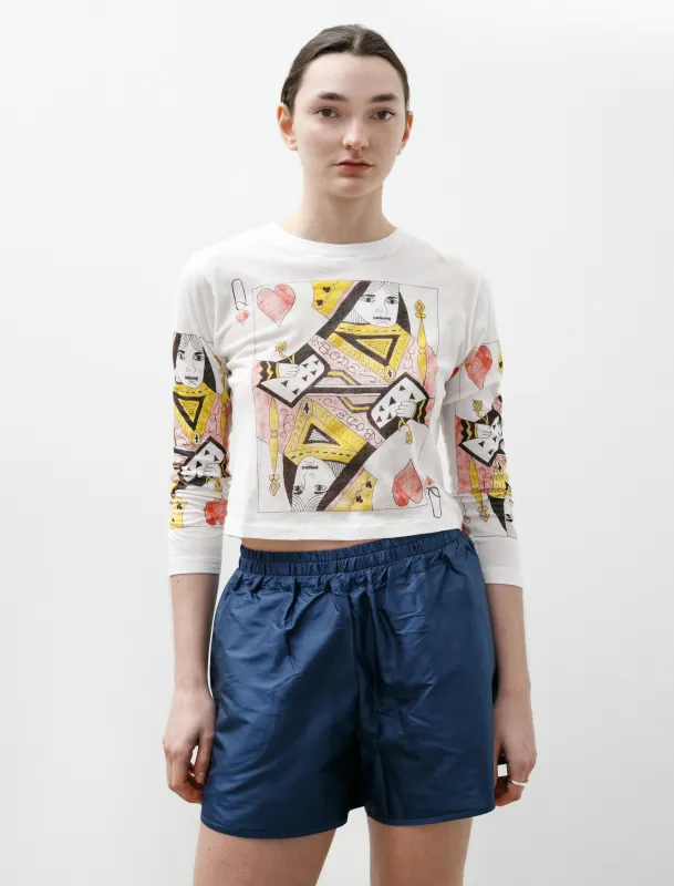 Queen of Hearts Long Sleeve T-Shirt made by Bode Womens