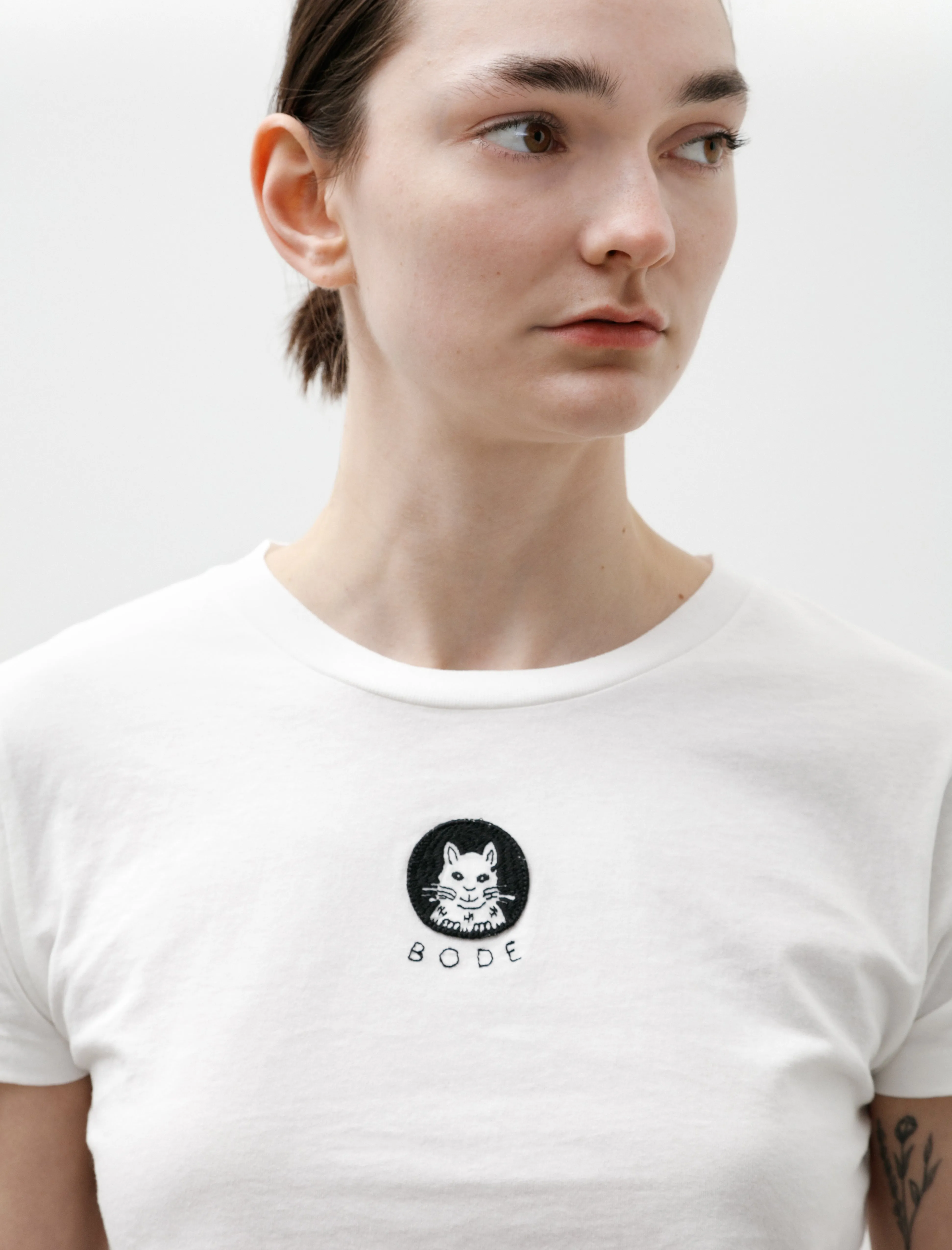 Cat Tee White sold by SHOP NEIGHBOR product image thumbnail 2