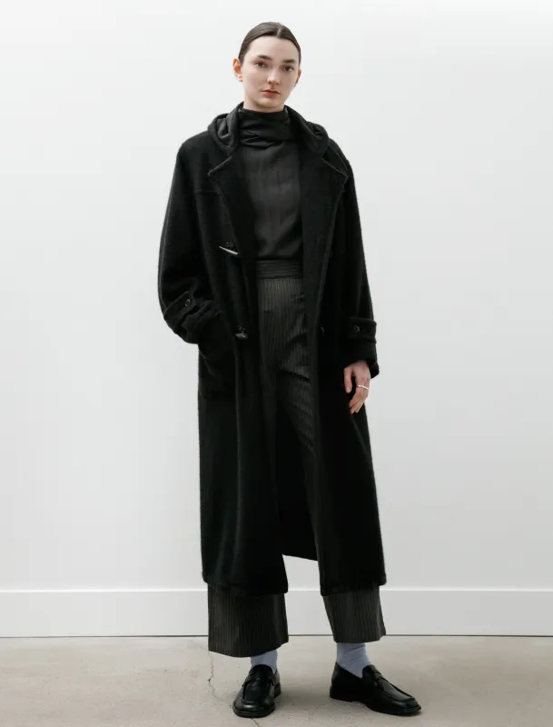 Cashmere Duffle Coat Black made by SHOP NEIGHBOR