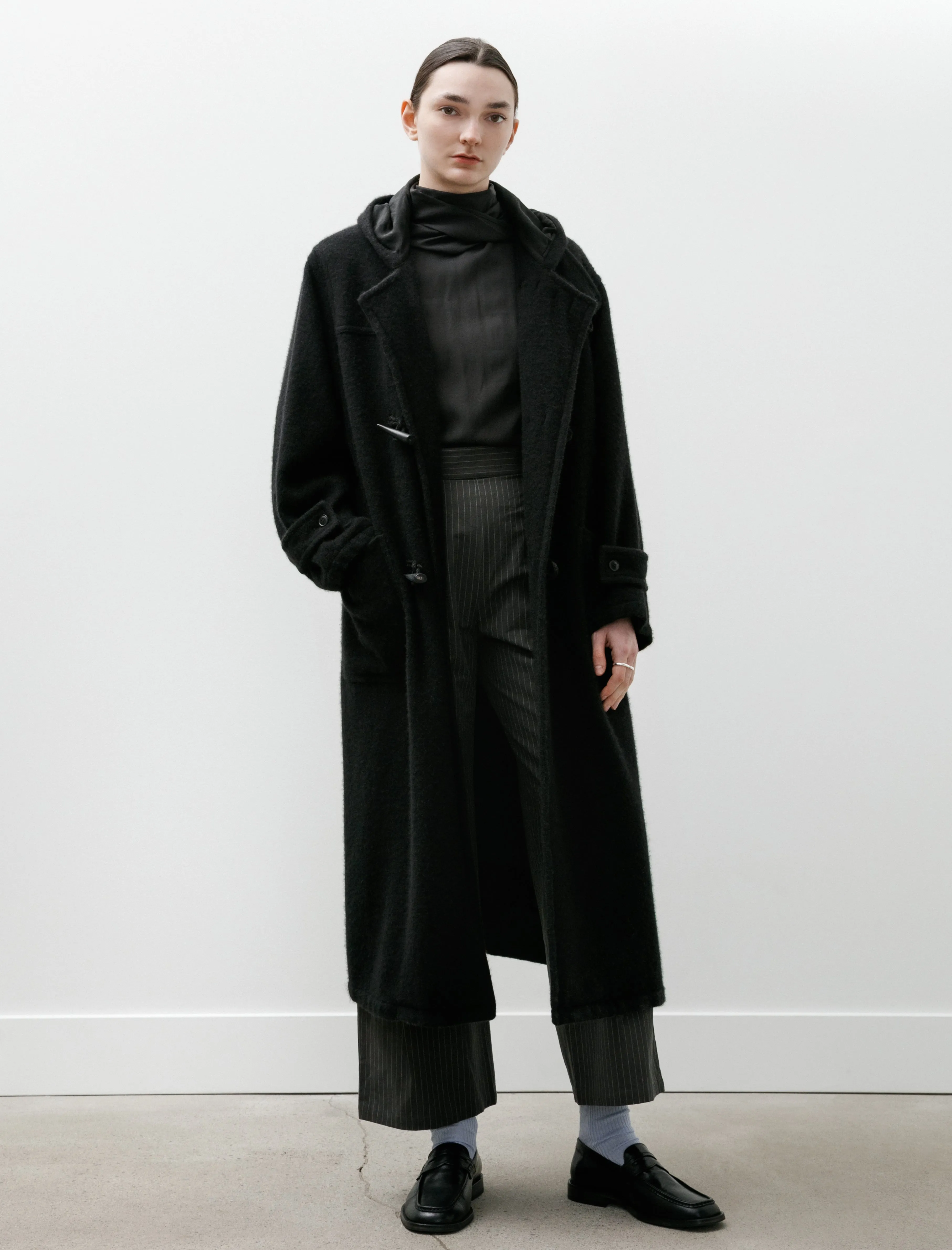 Cashmere Duffle Coat Black sold by SHOP NEIGHBOR