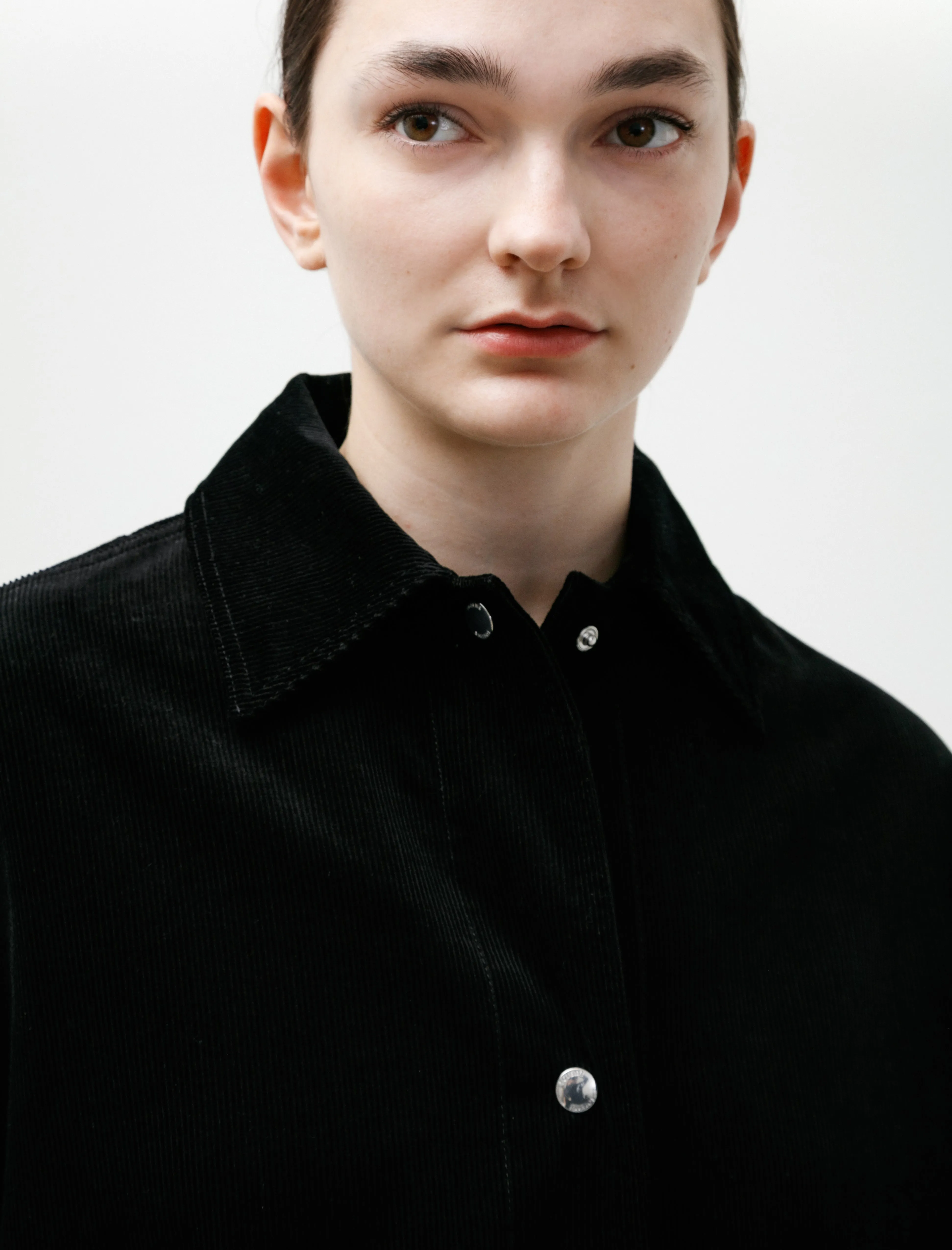 Cord Overshirt Black sold by SHOP NEIGHBOR product image thumbnail 3