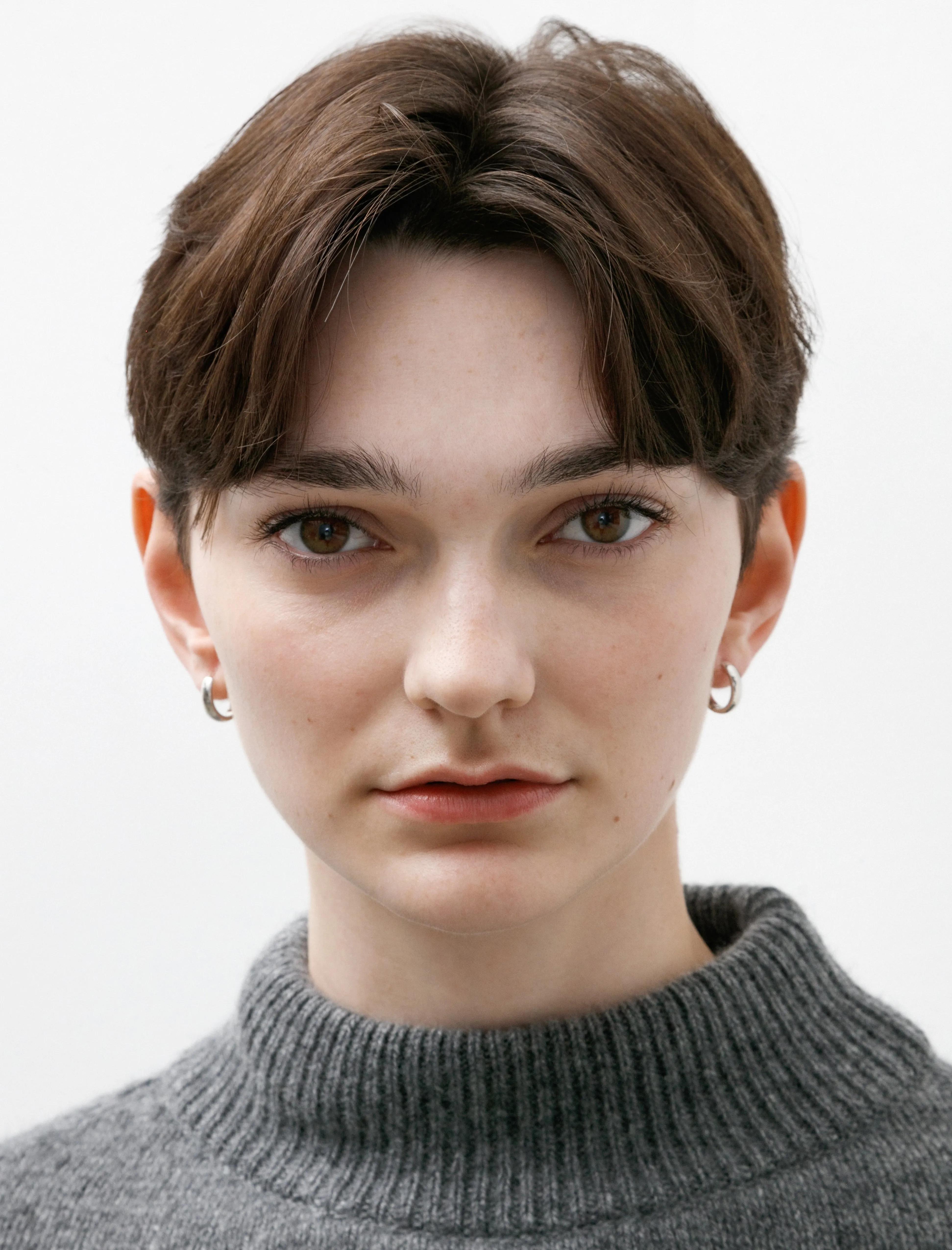 Hammered Band Earrings Silver sold by SHOP NEIGHBOR product image thumbnail 2