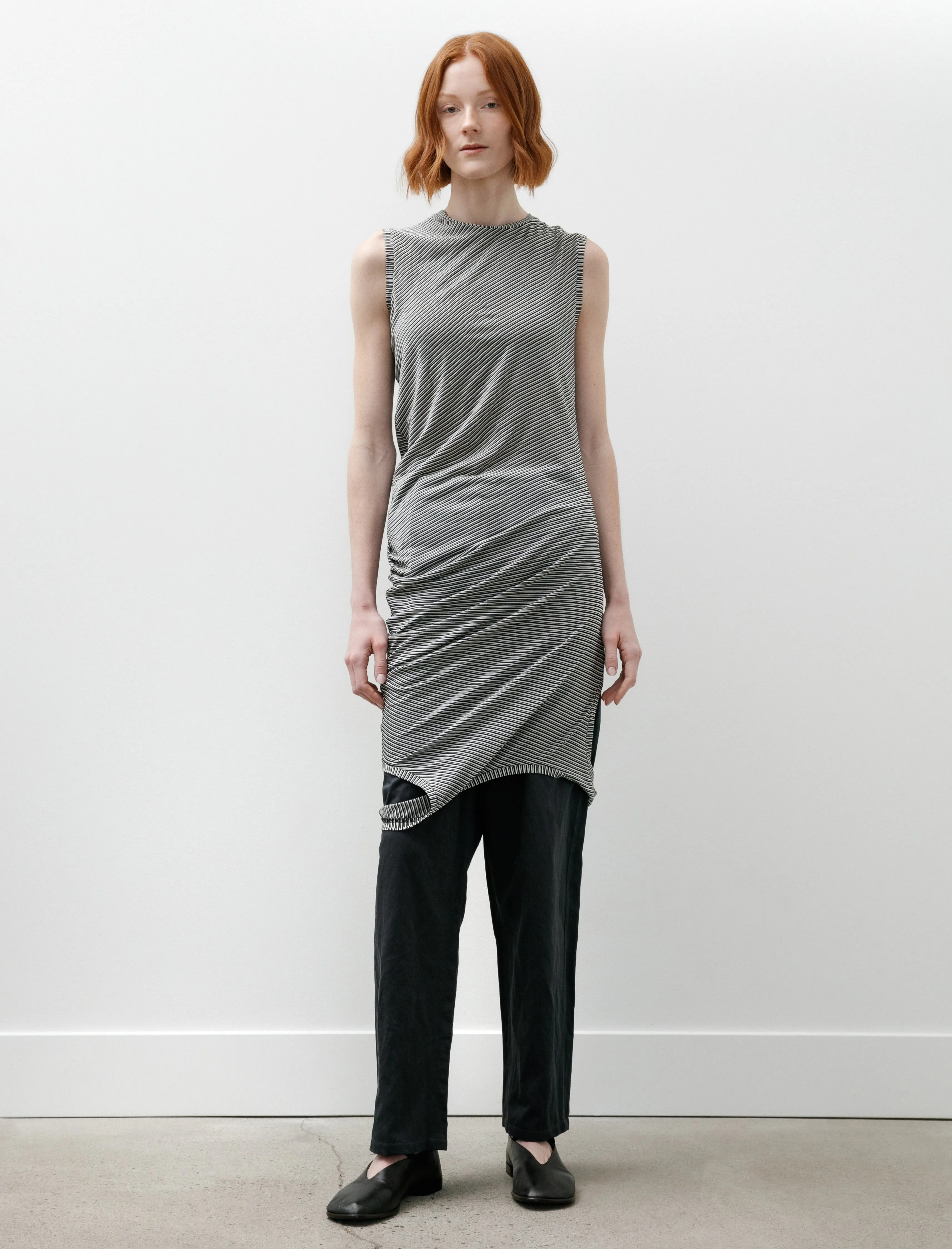 Double Layered Jersey Tank Jersey Stripe Black sold by SHOP NEIGHBOR product image thumbnail 5